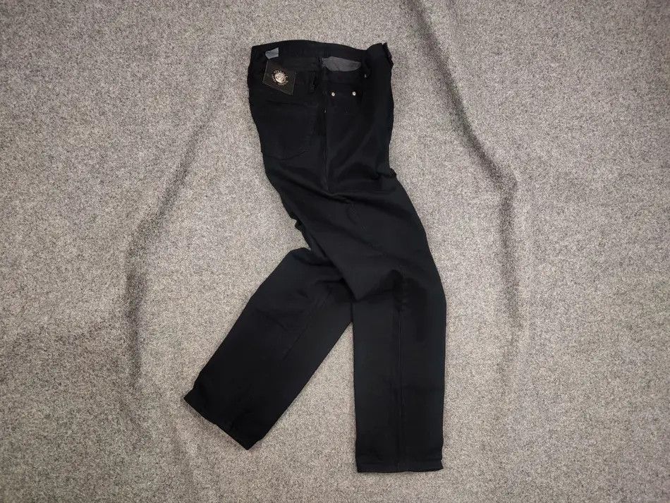 Versace Jeans Couture Vintage 90's Versace Jeans Couture Logo Black Denim Size US 34 / EU 50 - 1 Thumbnail