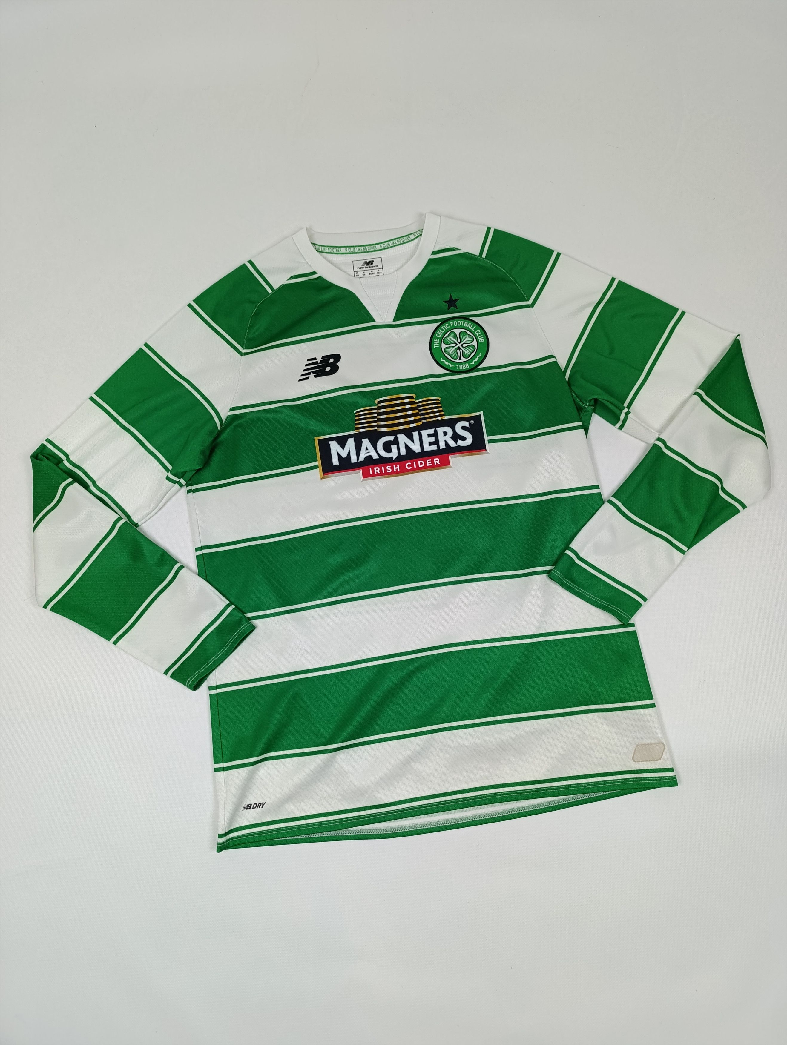 New Balance NEW BALANCE CELTIC HOME LONG SLEEVE JERSEY 2015 - 2016 Size US M / EU 48-50 / 2 - 1 Thumbnail
