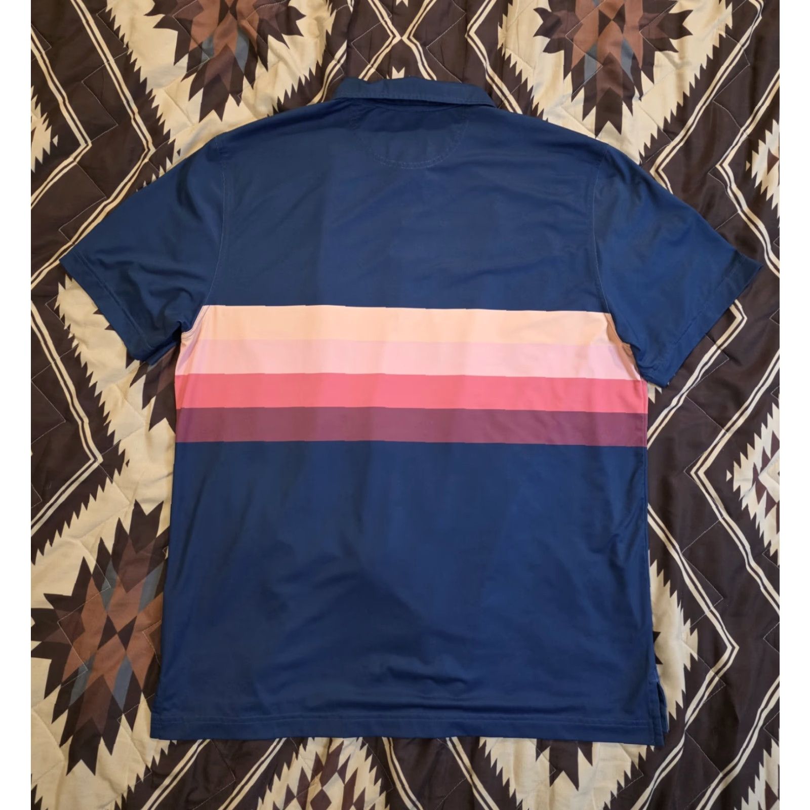 Chubbies Chubbies Polo Shirt Striped Neon Glades Multicolor Short Sleeve Mens L Seasonal Beach Golf Tennis Shirt Mens Lounging Activewear Size US L / EU 52-54 / 3 - 2 Thumbnail