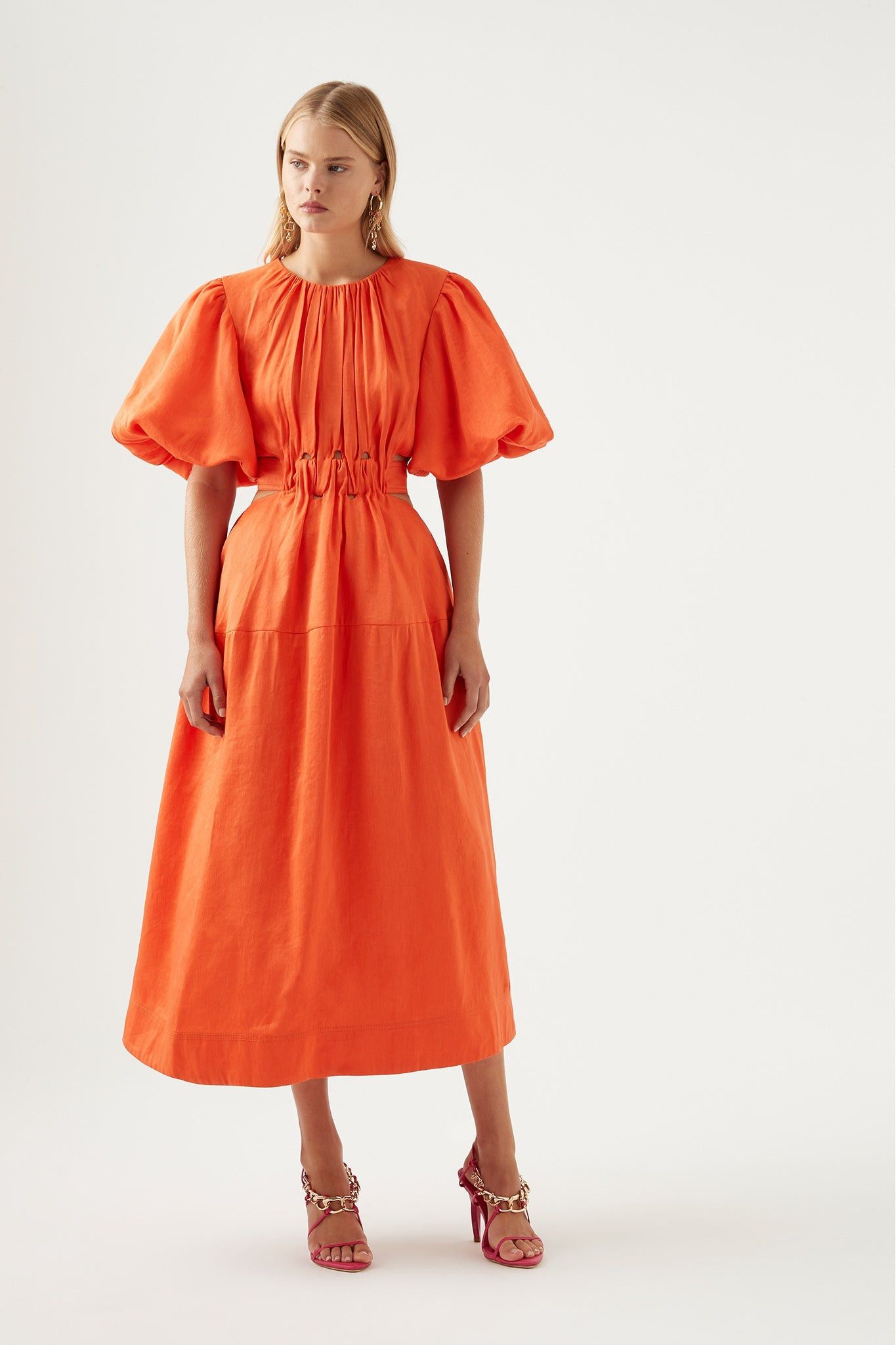 Cosette Tie Back Midi Dress