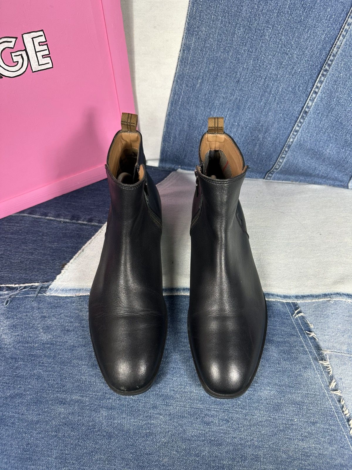 Barbour Barbour Chelsea Ankle Boots Black Leather Woman's Size US 11 / IT 41 - 7 Thumbnail