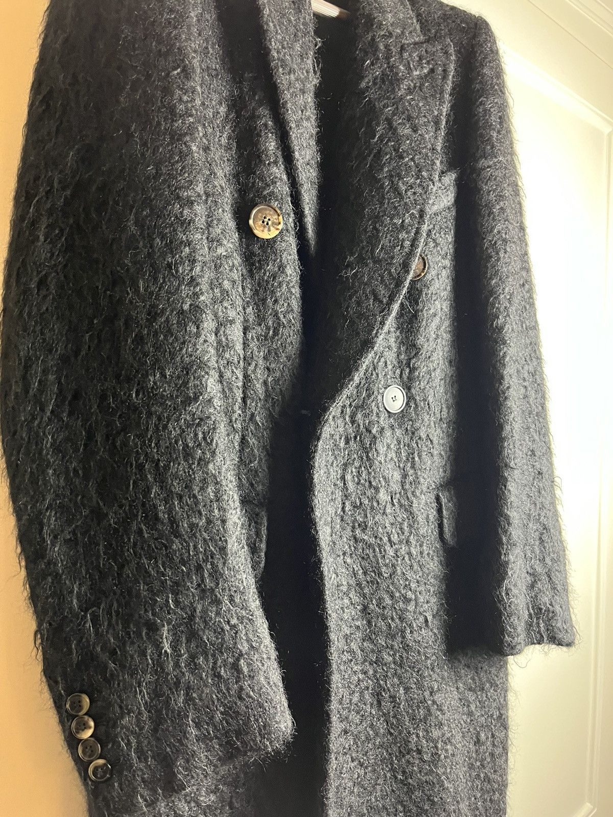 Dries Van Noten FW11 Mohair Blend David Bowie Coat Size US M / EU 48-50 / 2 - 2 Thumbnail