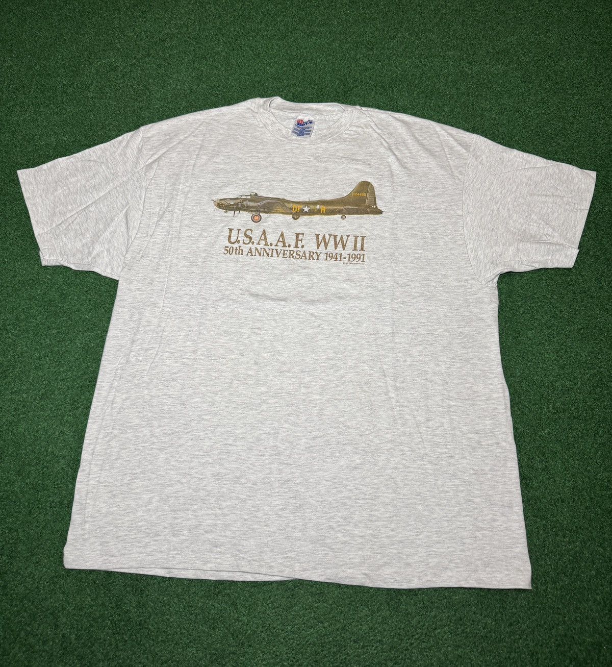 Vintage Vintage World War 2 90s Military Army Airforce XXL T Shirt Size US XXL / EU 58 / 5 - 1 Thumbnail