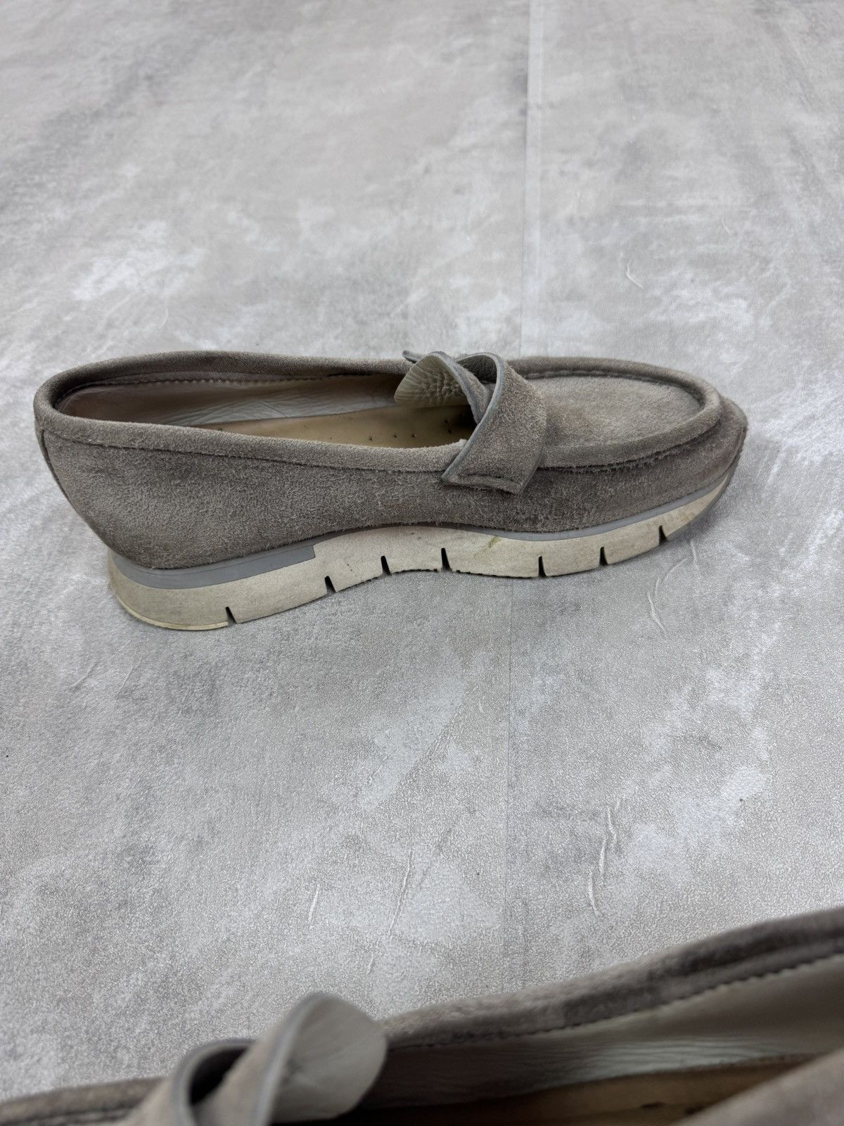 Santoni Santoni Women’s suede penny loafers size 37 1/2 Size US 7.5 / IT 37.5 - 10 Thumbnail