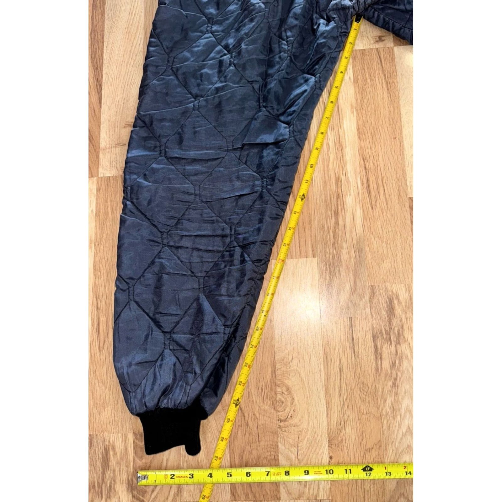 Vintage VINTAGE Blue Quilted Puffer Pants Mens Large Made in USA 70s 80s Style K513 Size US 33 - 7 Thumbnail