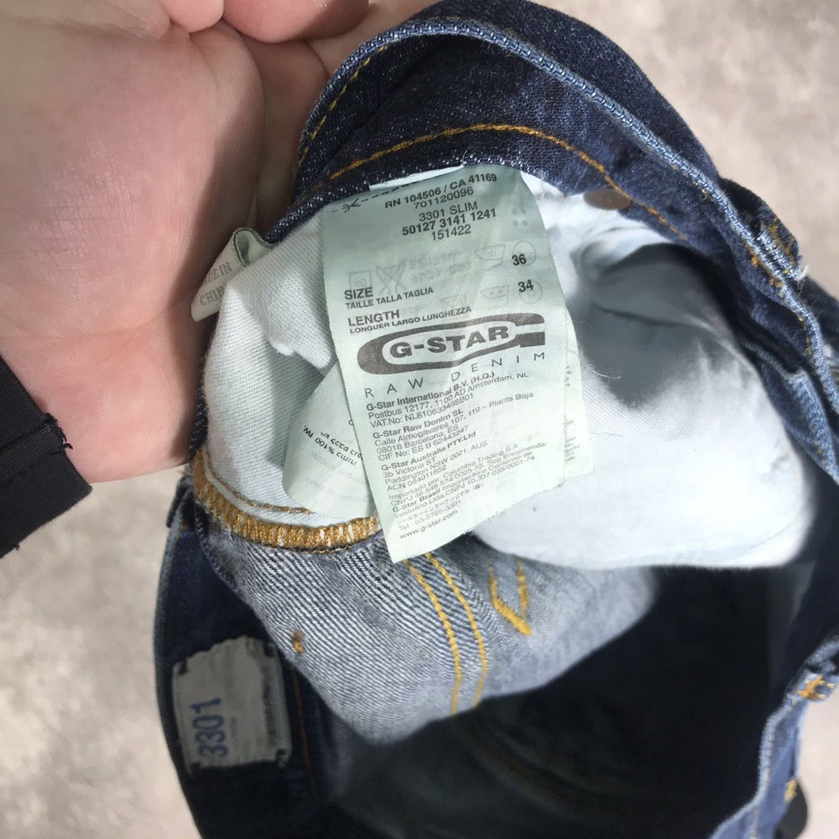 G-Star vintage G Star Raw jeans low rise flared streetwear 90s Size US 36 / EU 52 - 9 Thumbnail