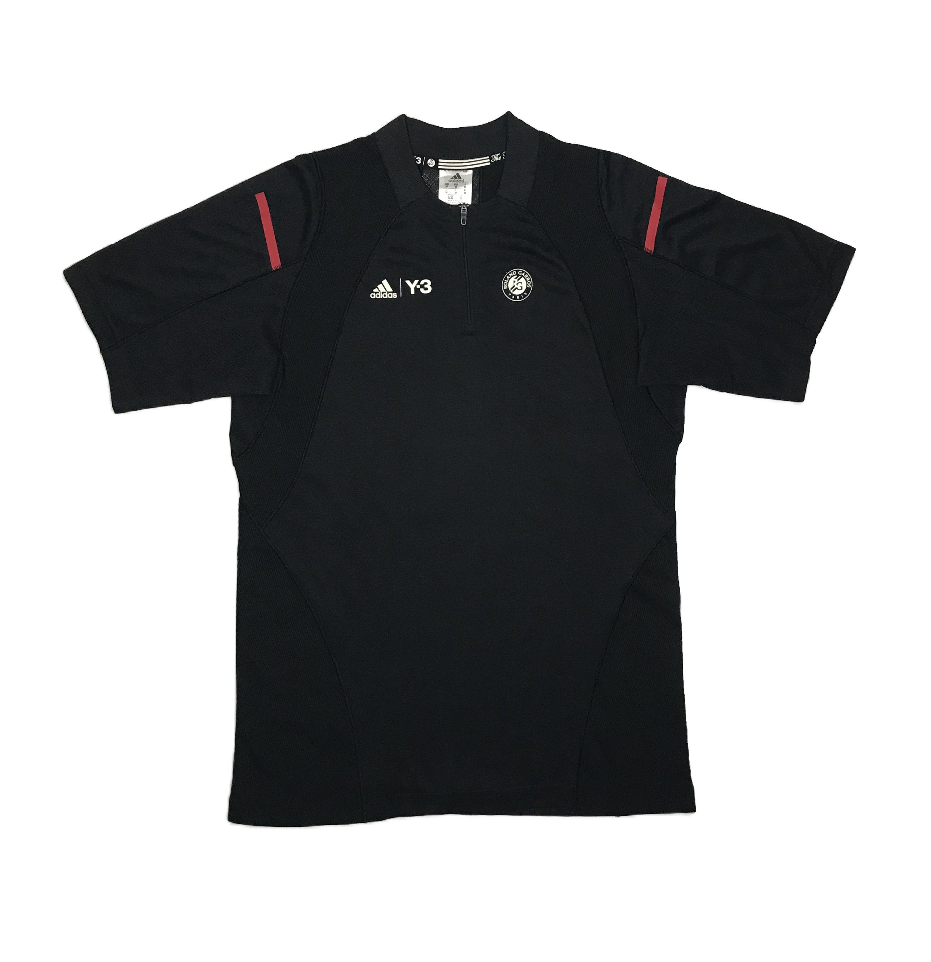 Adidas Adidas Y-3 Roland Garros Men's Size M Jersey Tennis Black Size US M / EU 48-50 / 2 - 1 Thumbnail