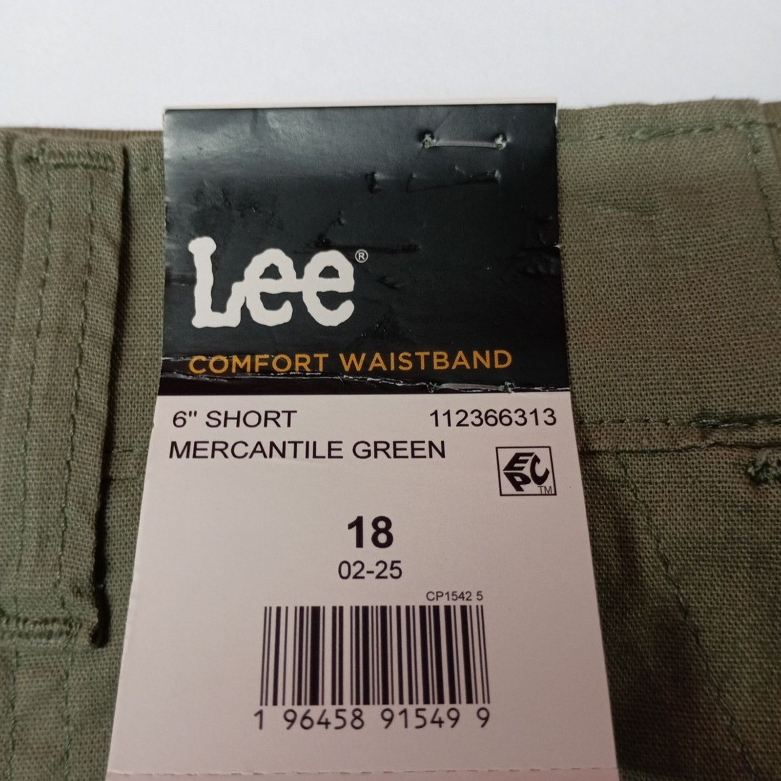 Lee Lee Comfort Waistband Green Shorts Women's Size 18 6" Inseam Size 40" / US 18 - 2 Thumbnail