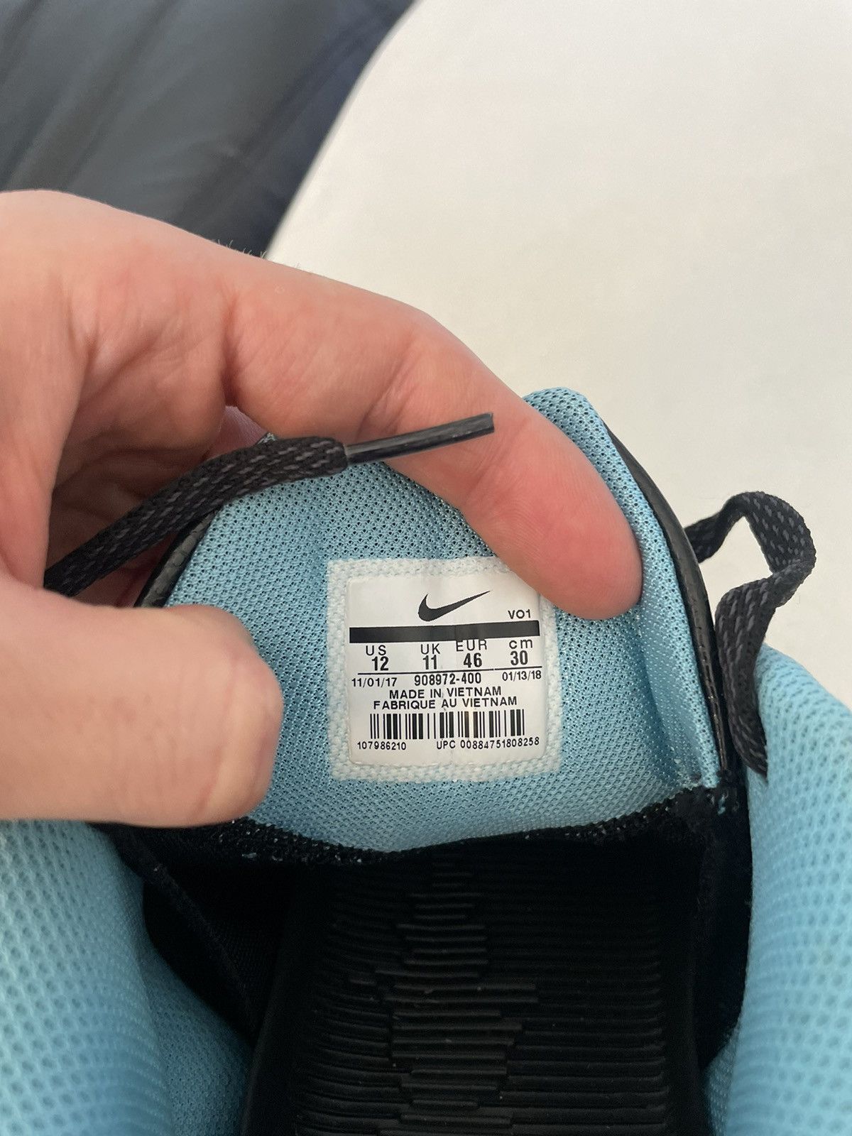 Nike Nike Kobe Mamba Rage Blue Nebula Low Sneakers Basketball Size US 12 / EU 45 - 3 Thumbnail