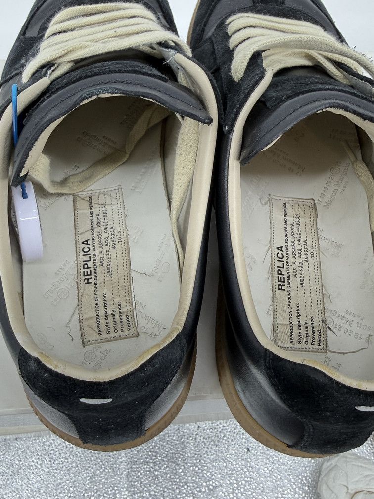 Maison Margiela GAT Low Black Suede Gum Size US 8.5 / EU 41-42 - 6 Thumbnail