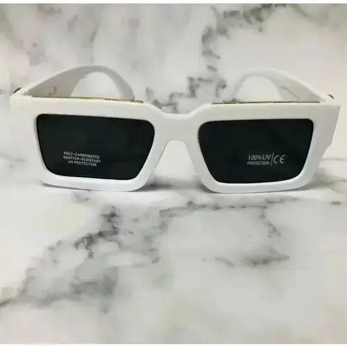 Other (WHITE AND GOLD!) Men's SUNGLASSES DESIGNER FRAME SHADES RA Size ONE SIZE - 3 Thumbnail
