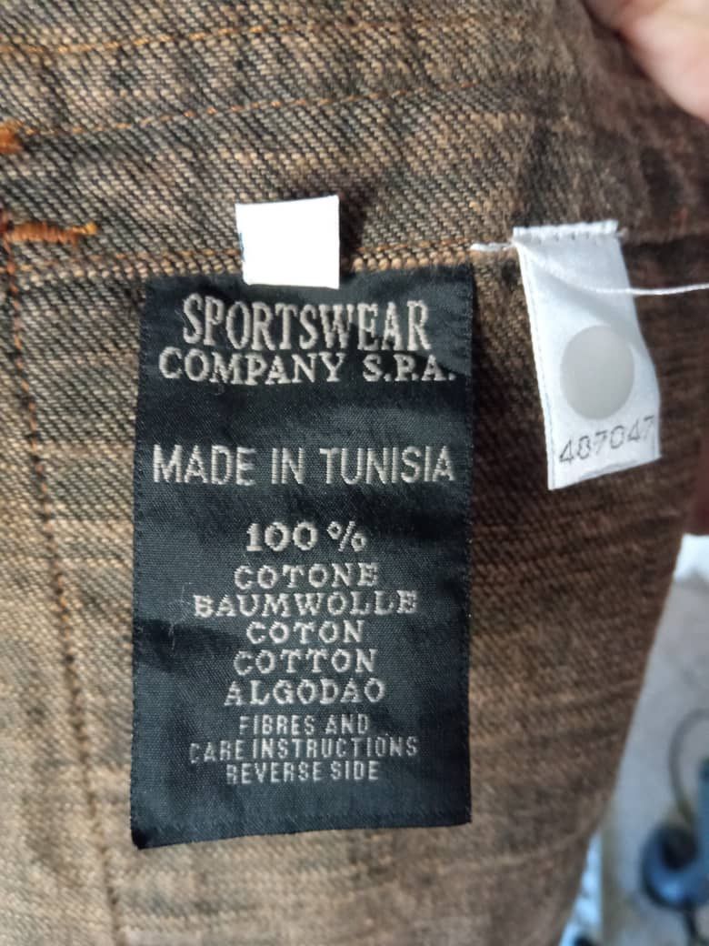 Stone Island 90s Vintage Stone Island Logo Denim Jacket Size US L / EU 52-54 / 3 - 5 Thumbnail
