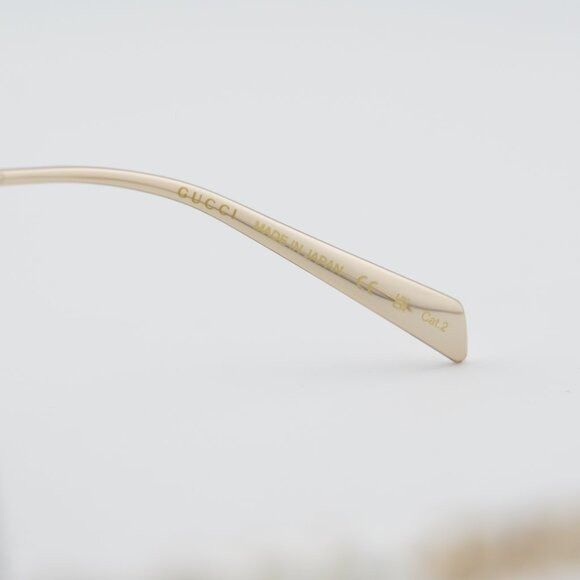 Gucci Gucci GG1923SA 003 Sunglasses Gold with Pearl Square Frame Size ONE SIZE - 8 Thumbnail