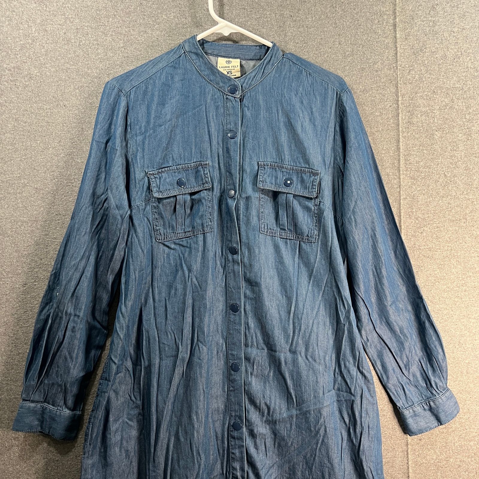 Other Laurie Felt Women Dress Denim Duster Dress Medium Size XS / US 0-2 / IT 36-38 - 4 Thumbnail