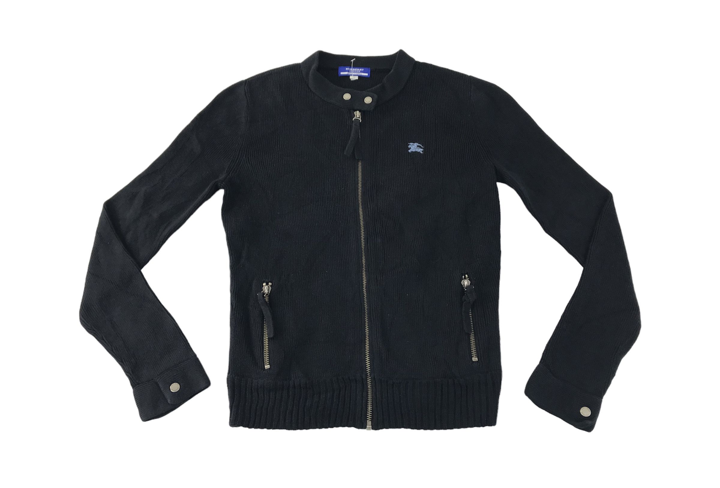 Burberry Burberry London Blue Label Corduroy Wool Trucker Zipper Size S / US 4 / IT 40 - 1 Thumbnail