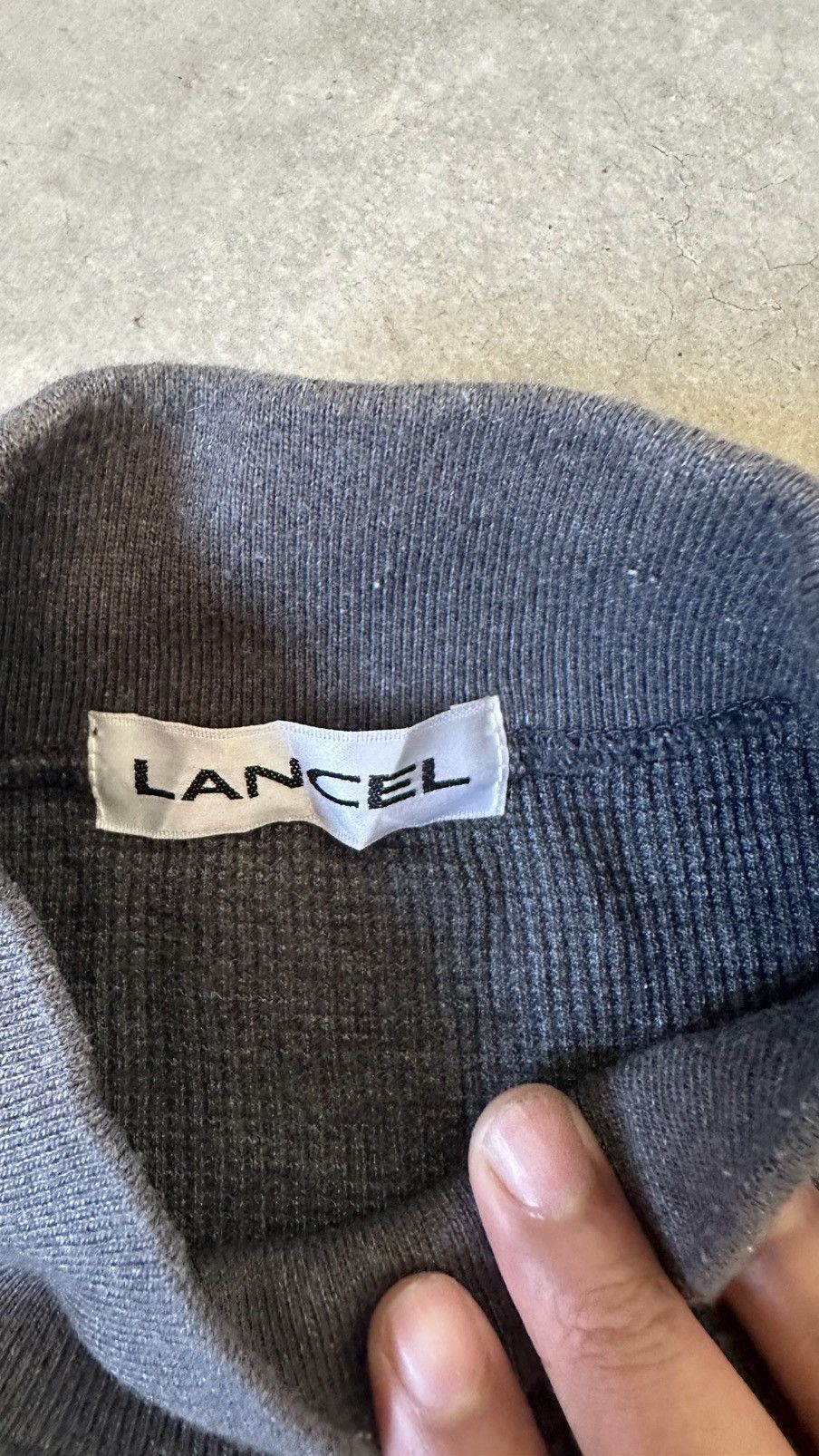 Lancel VINTAGE LANCEL LONGSLEEVE TURTLENECK TEE Size US M / EU 48-50 / 2 - 4 Thumbnail