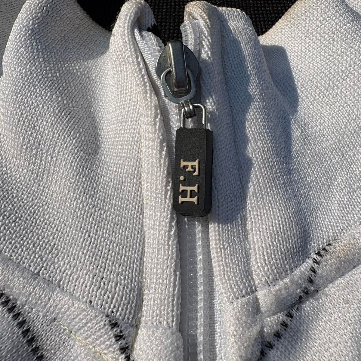 Japanese Brand Fogaty House Skull Pinstripe Track Jacket Size US XL / EU 56 / 4 - 5 Thumbnail