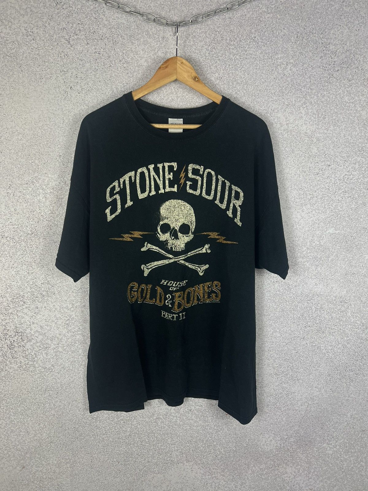 Band Tees Vintage Stone Sour House Of Gold Bones Rock Band T-Shirt Size US XXL / EU 58 / 5 - 1 Thumbnail