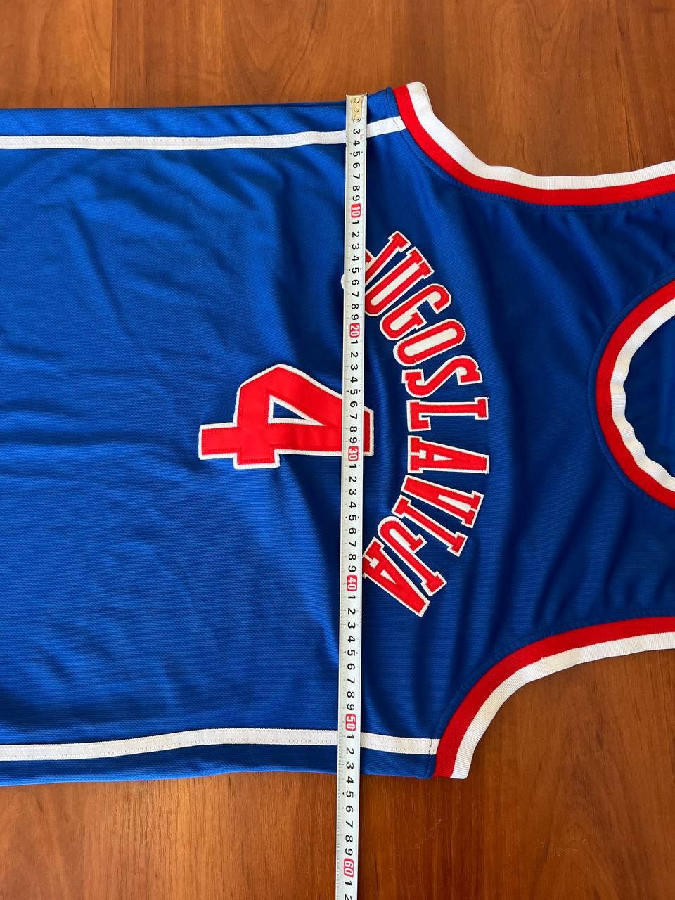 Vintage VINTAGE YUGOSLAVIA TEAM #4 PETROVICH BASKETBALL JERSEY SZ M Size US M / EU 48-50 / 2 - 16 Thumbnail