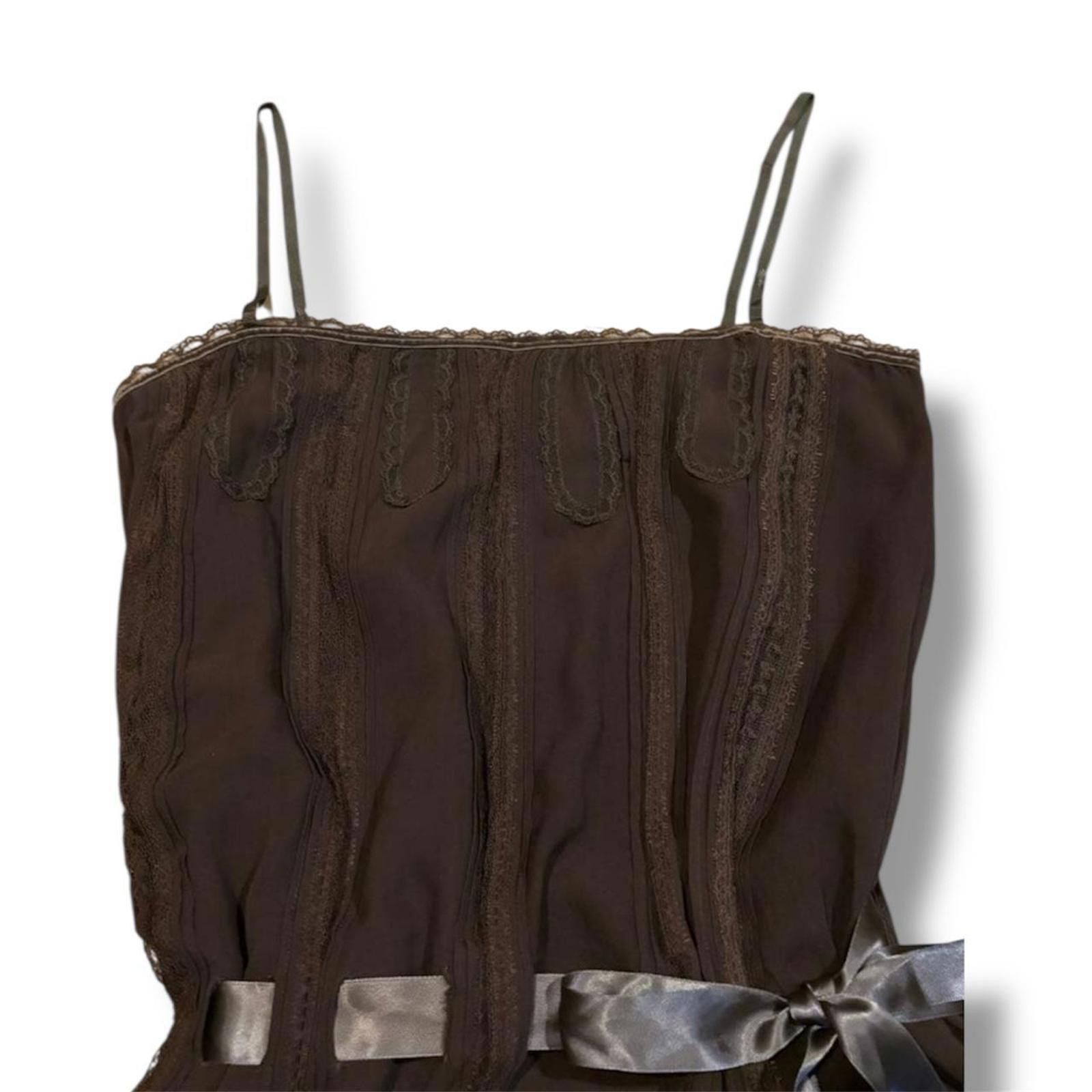 Roberto Cavalli Cavalli fairy grunge coquette flowy brown vintage dress Size XS / US 0-2 / IT 36-38 - 4 Thumbnail