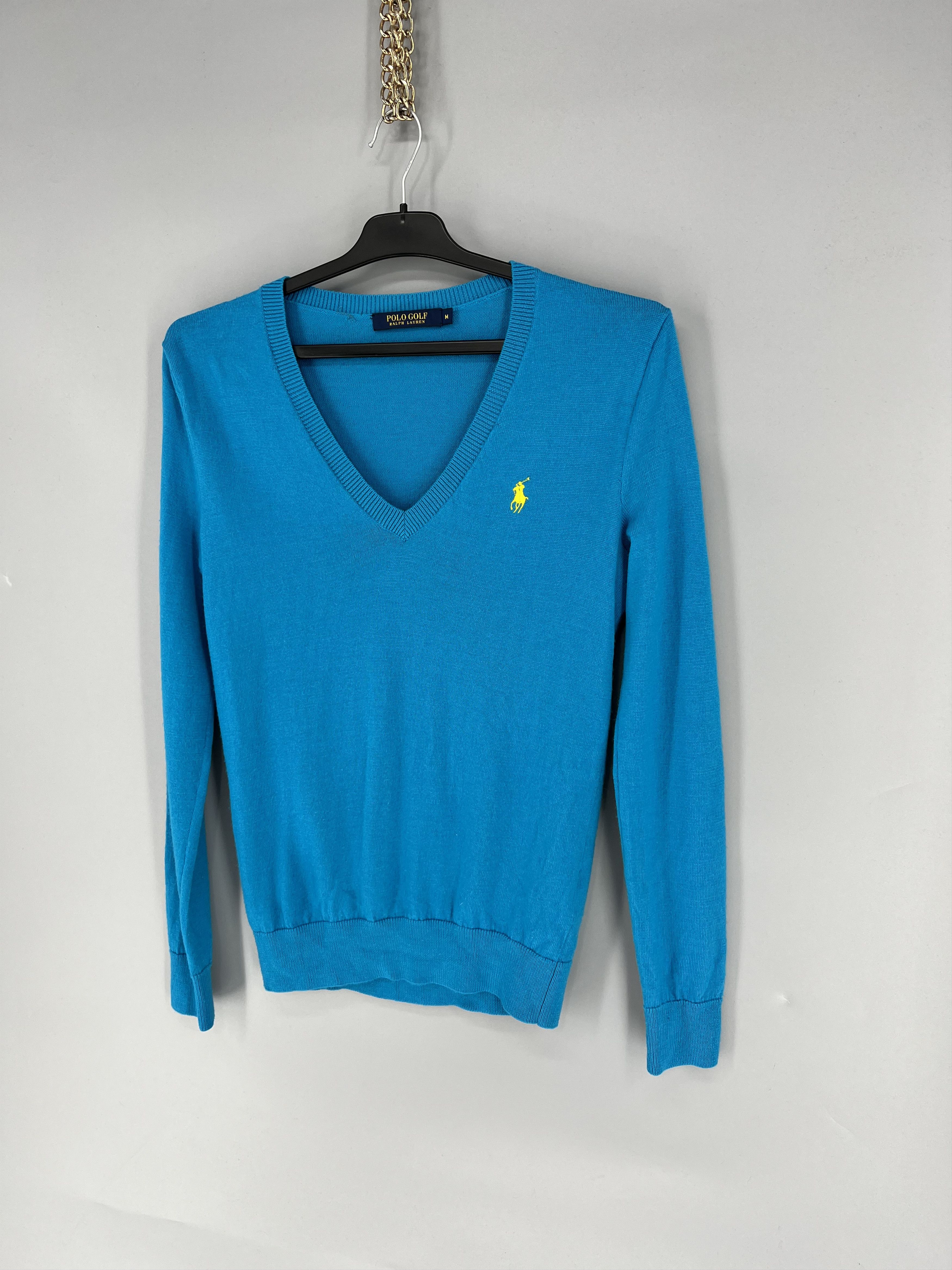 Polo Ralph Lauren Vintage Polo Ralph Lauren V-neck Knit Sweater Jumper Size M / US 6-8 / IT 42-44 - 3 Thumbnail