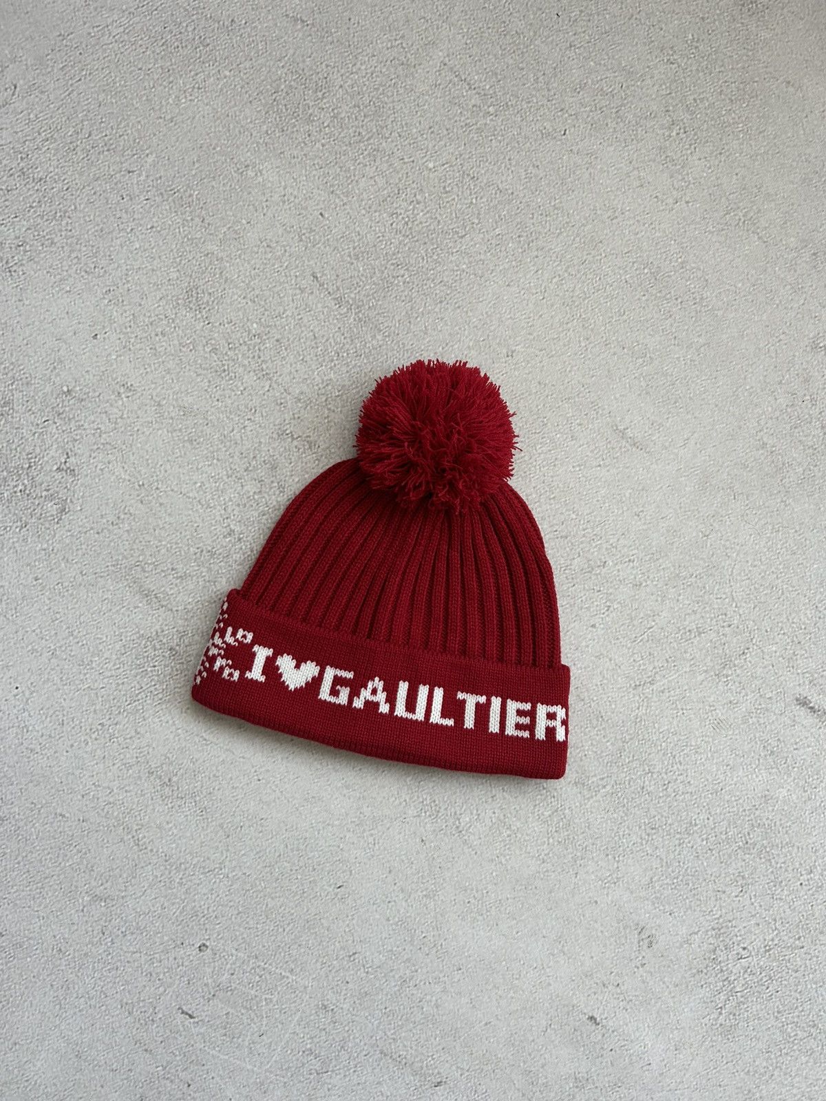 Jean Paul Gaultier Jean Paul Gaultier "I Love Gaultier" Vintage Luxury hat Size ONE SIZE - 1 Thumbnail