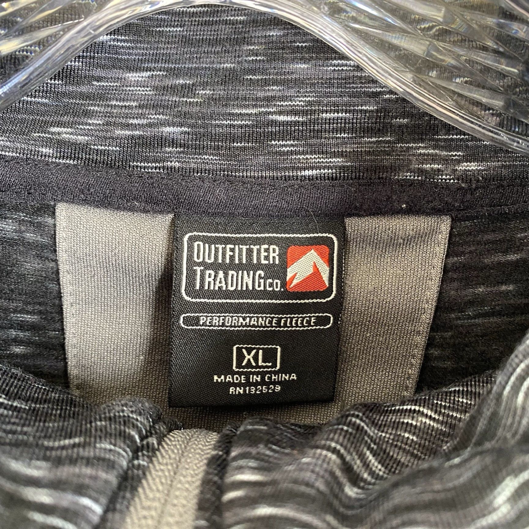 CO VINTAGE Outfitter Trading Co Performance Jacket Top Unisex XL Gray Heather Keystone CO Size XL / US 12-14 / IT 48-50 - 4 Thumbnail