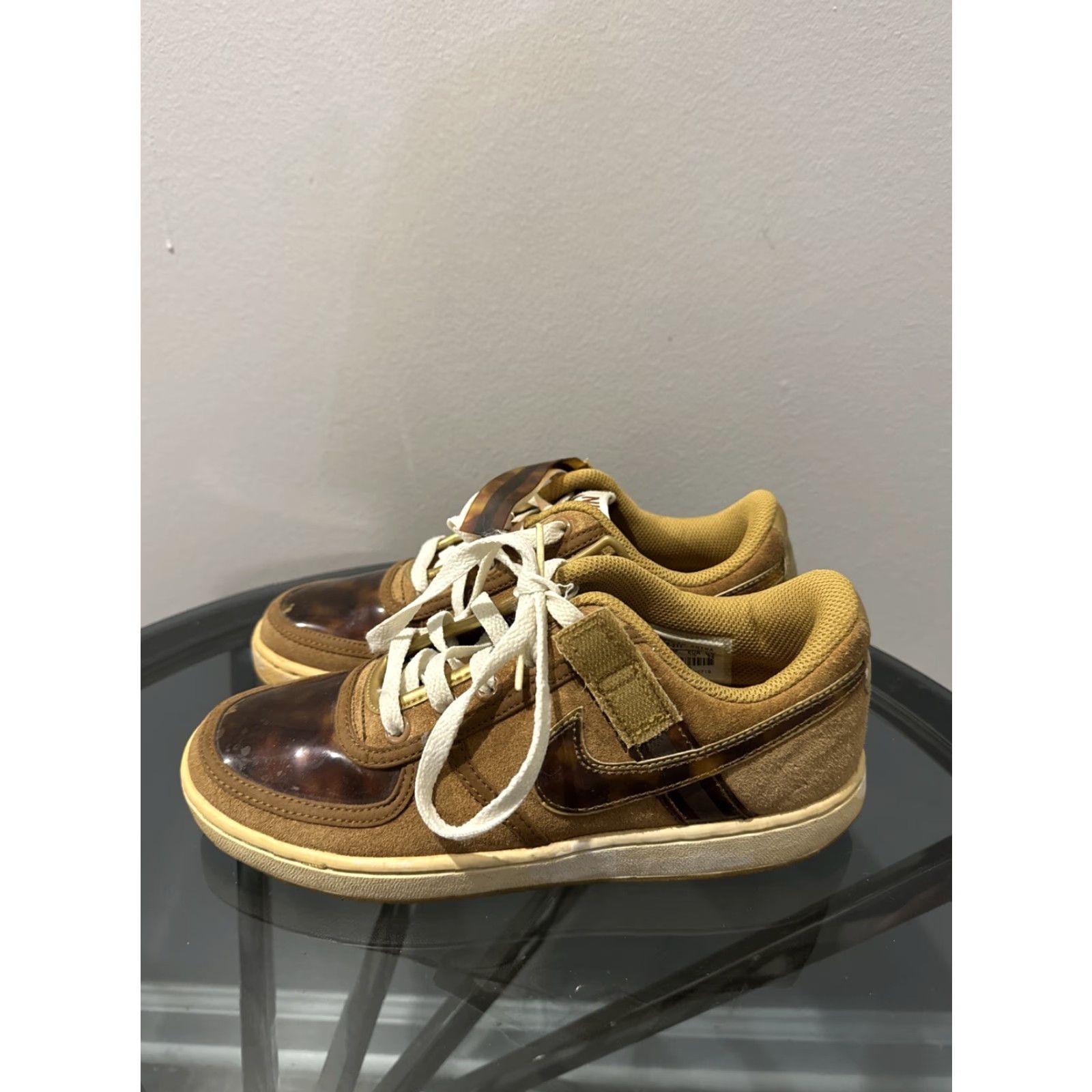 Nike **VINTAGE Rare Nike Vandal Low Brown Gold Womens Size 7** User: Vintage Rare Nike Vandal Low Brown Gold Womens Size 7 Size US 7 / IT 37 - 2 Thumbnail