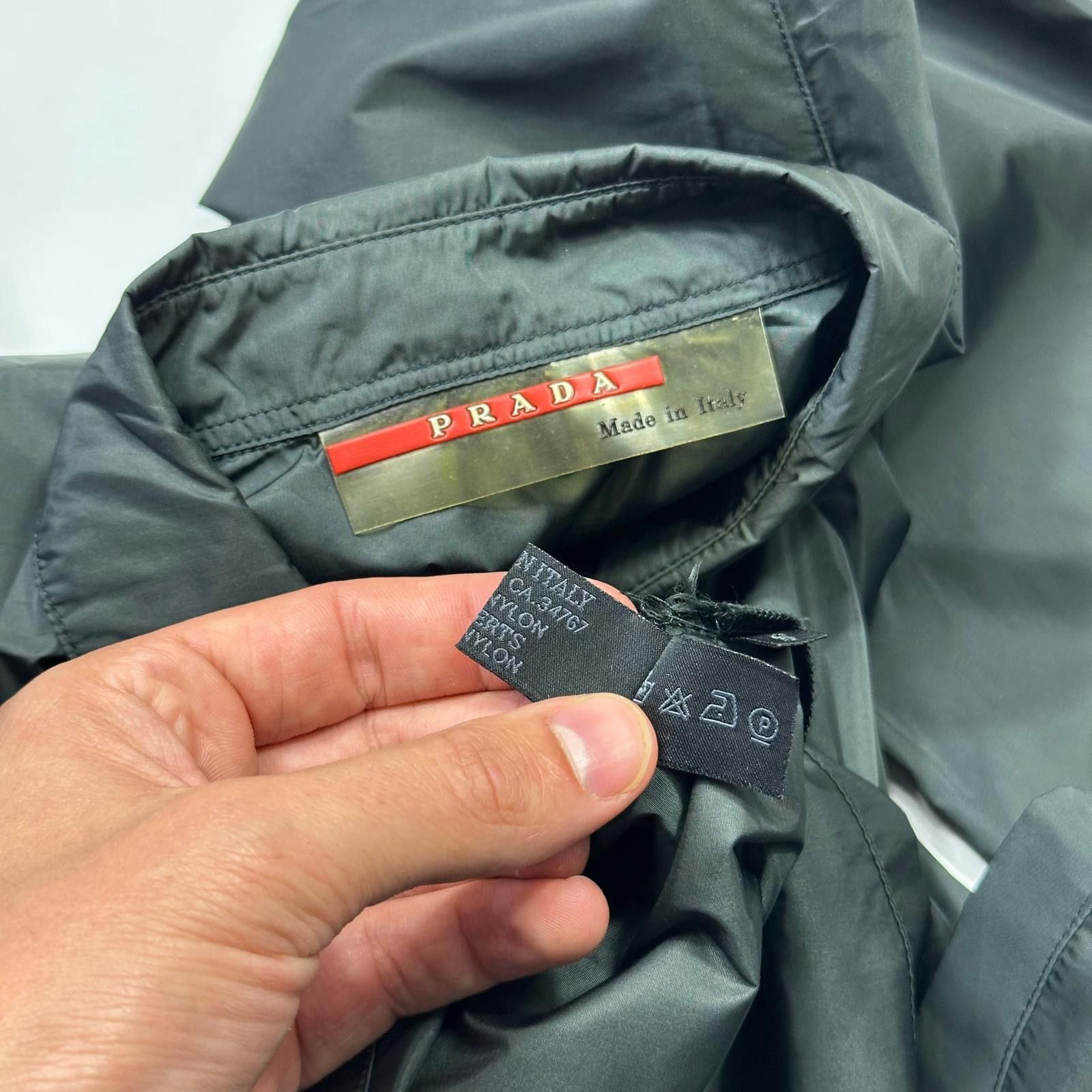 Prada Prada Sport 1999 Nylon Panelled Zip-up Shirt - S/M Size US S / EU 44-46 / 1 - 9 Thumbnail