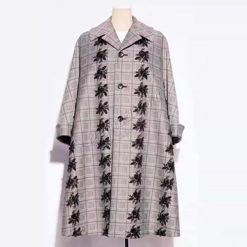 Comme des Garcons Comme Des Garcons Heavy Industry Embroidered Houndstooth C Size S / US 4 / IT 40 - 1 Thumbnail