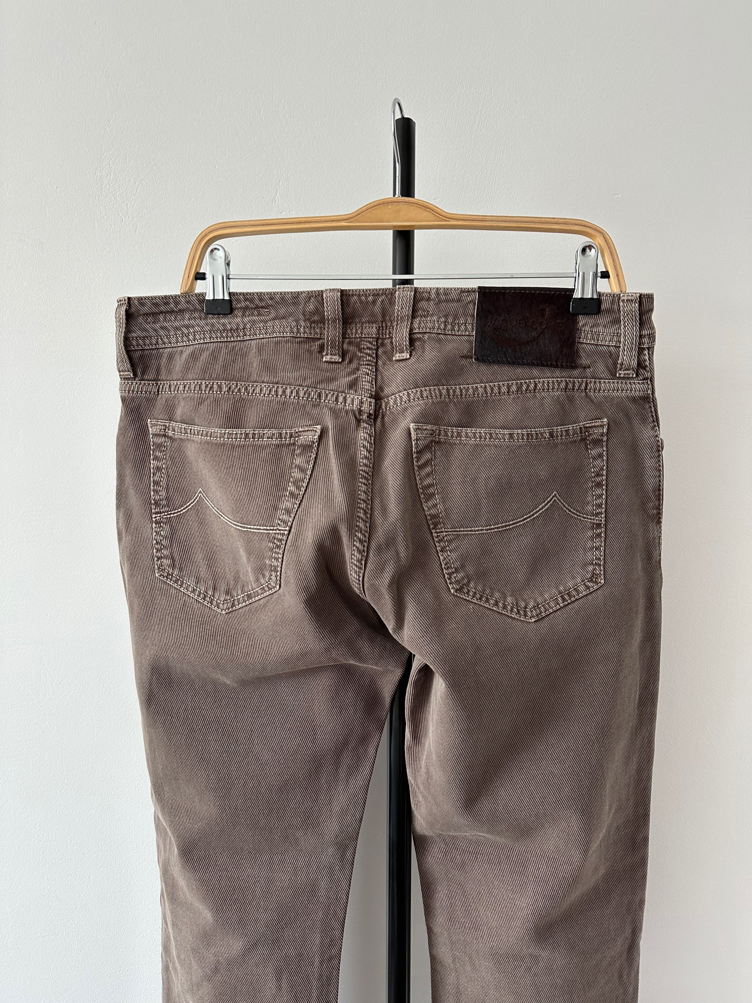 Jacob Cohen Jacob Cohen J622 Brown trousers pants Slim Fit Handmade Size US 34 / EU 50 - 10 Thumbnail