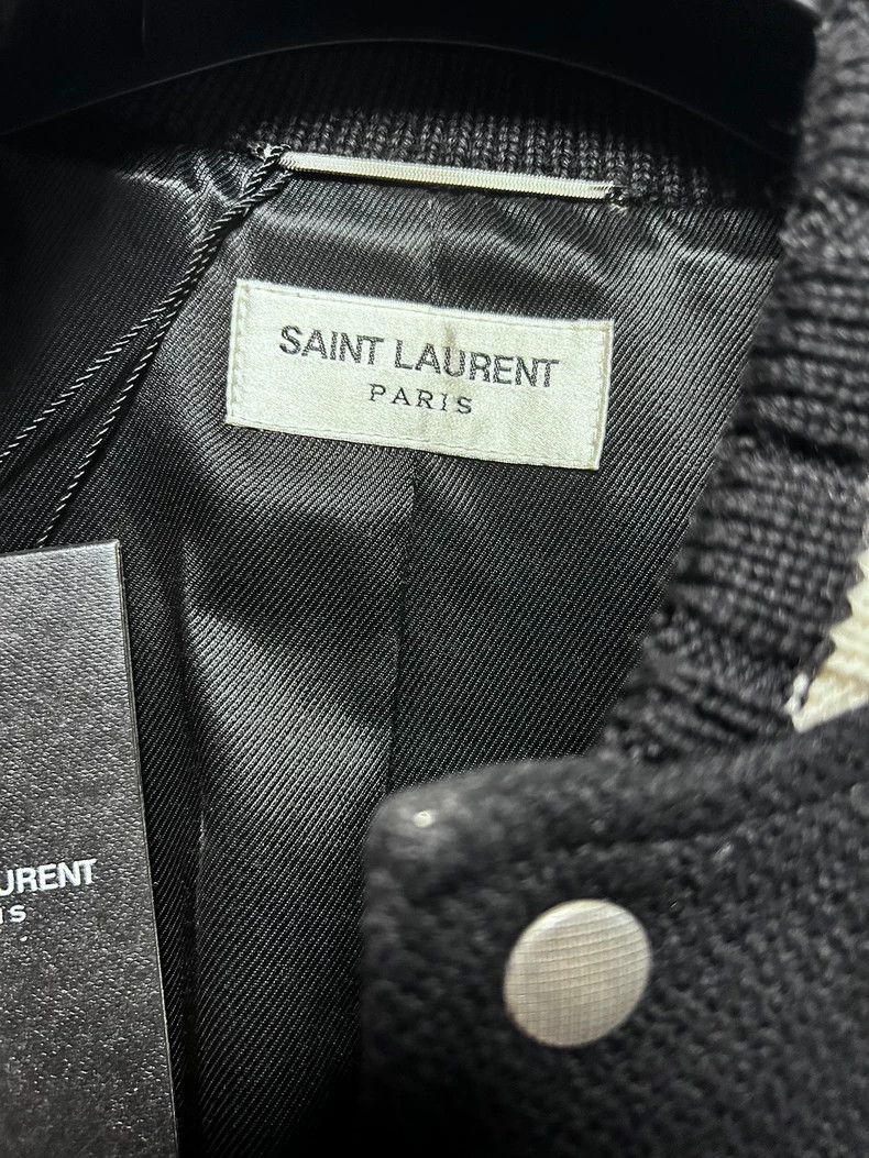 Saint Laurent Paris Saint Laurent Paris Autographed Teddy jacket 2505-Nextarrow Size US M / EU 48-50 / 2 - 2 Thumbnail
