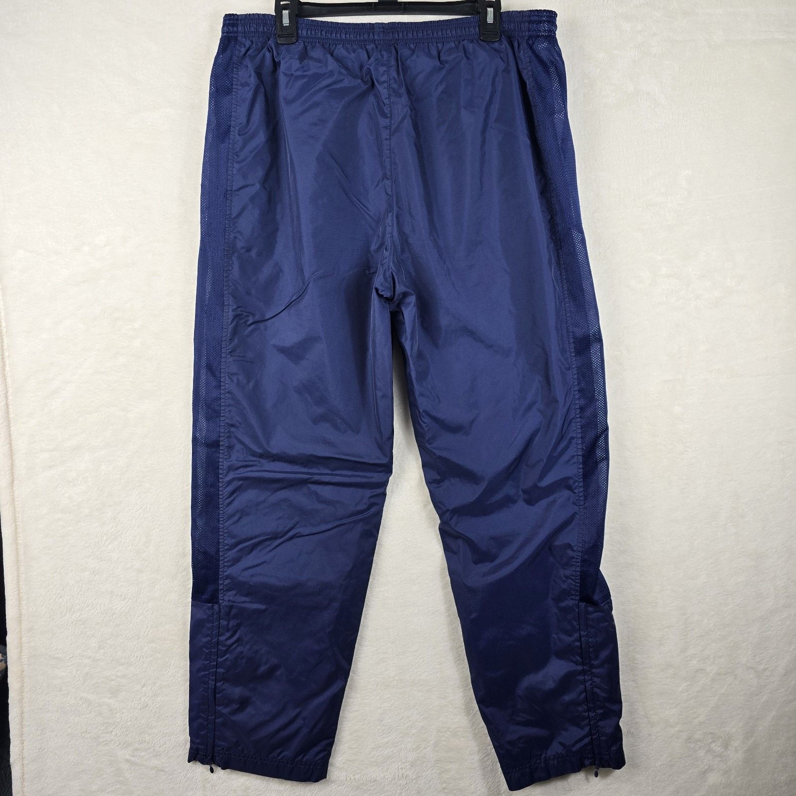 Adidas Vintage Y2K Adidas Track Pants Mens Large Blue Windbreaker Size US 36 / EU 52 - 8 Thumbnail