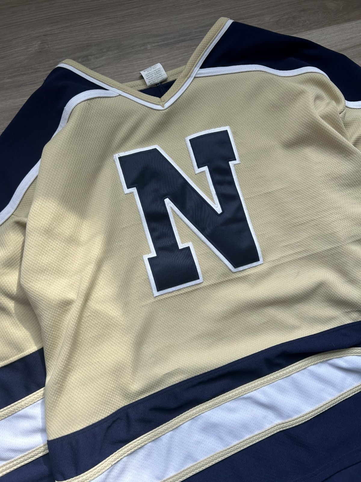 NHL Vintage Navy Hockey Jersey Size US L / EU 52-54 / 3 - 2 Thumbnail