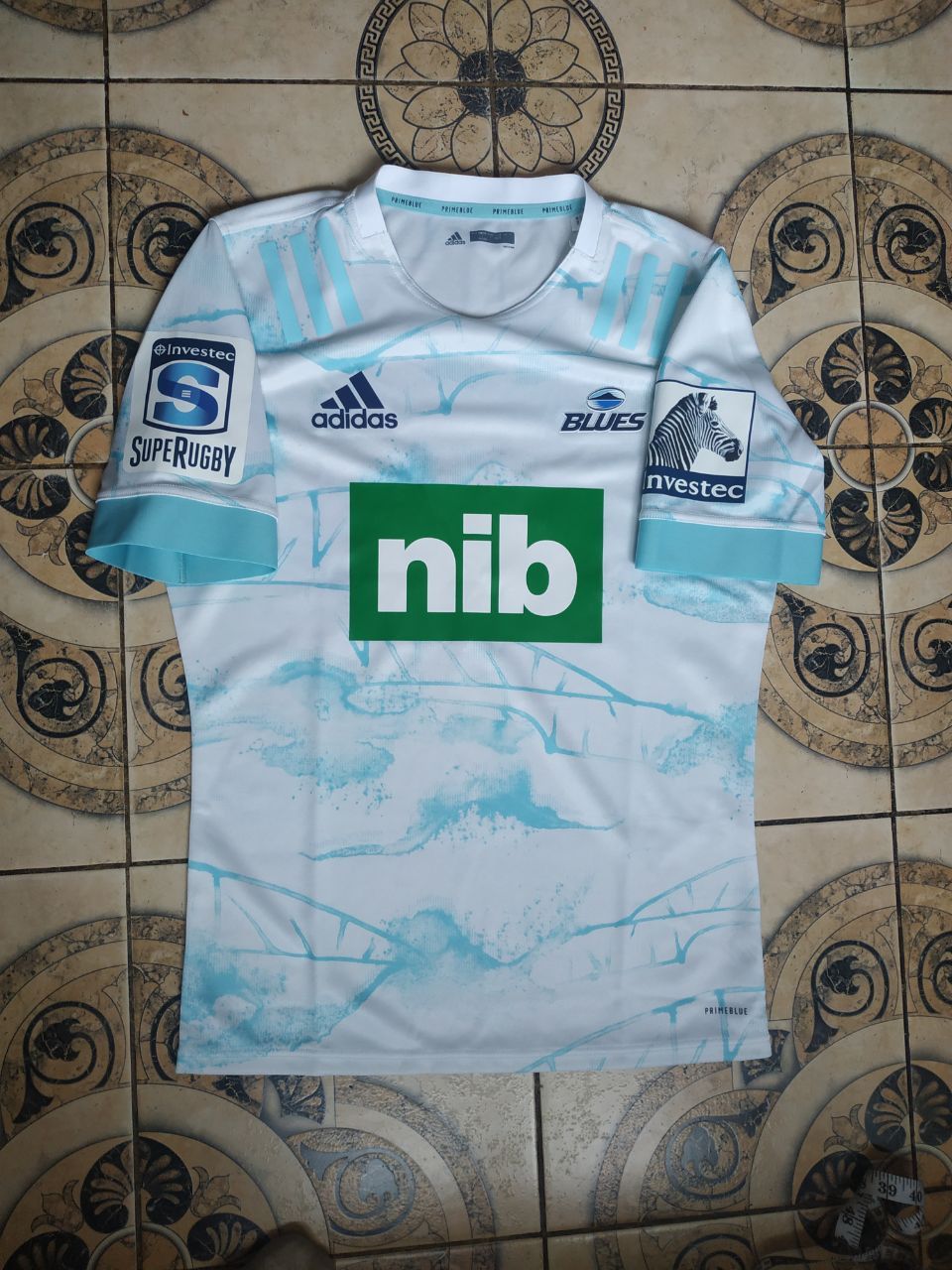 Adidas Adidas Auckland Blues 2021 Away Rugby Jersey Primeblue Size US L / EU 52-54 / 3 - 1 Thumbnail