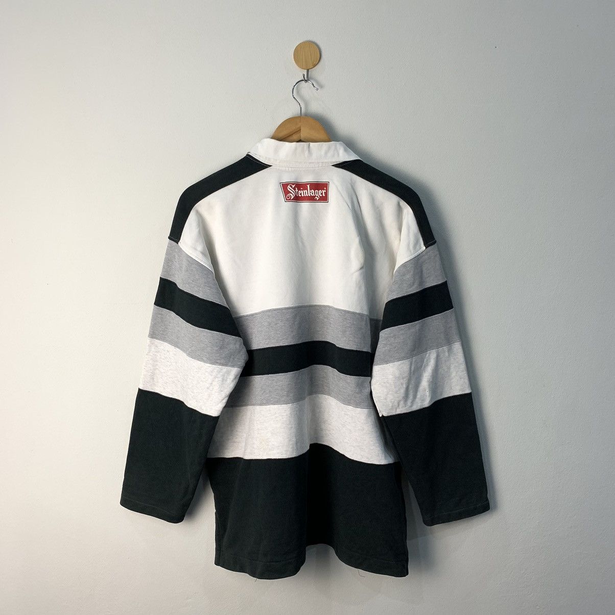 Canterbury of New Zealand 90s Canterbury Steinlager Big Logo Collar Sweatshirts Size US L / EU 52-54 / 3 - 8 Thumbnail