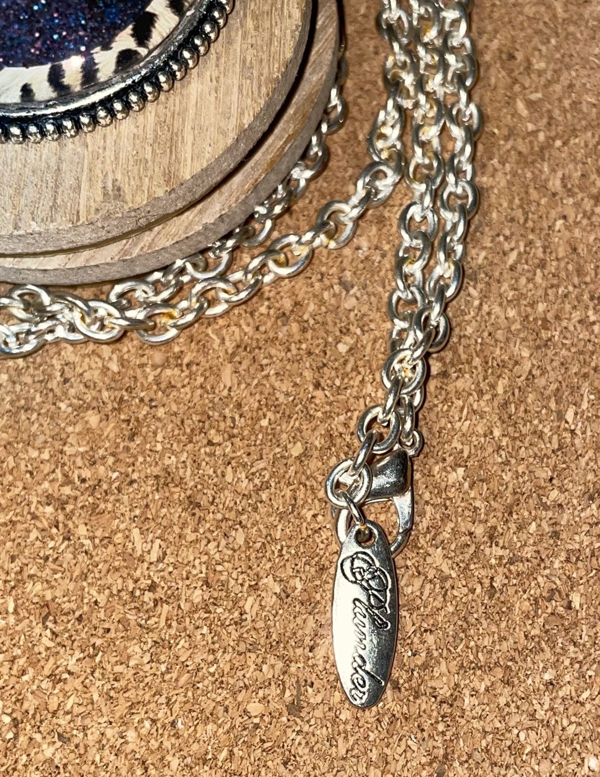 Vintage Plunder Leopard Kiss Atlas Pendant Necklace RARE Size ONE SIZE - 2 Thumbnail