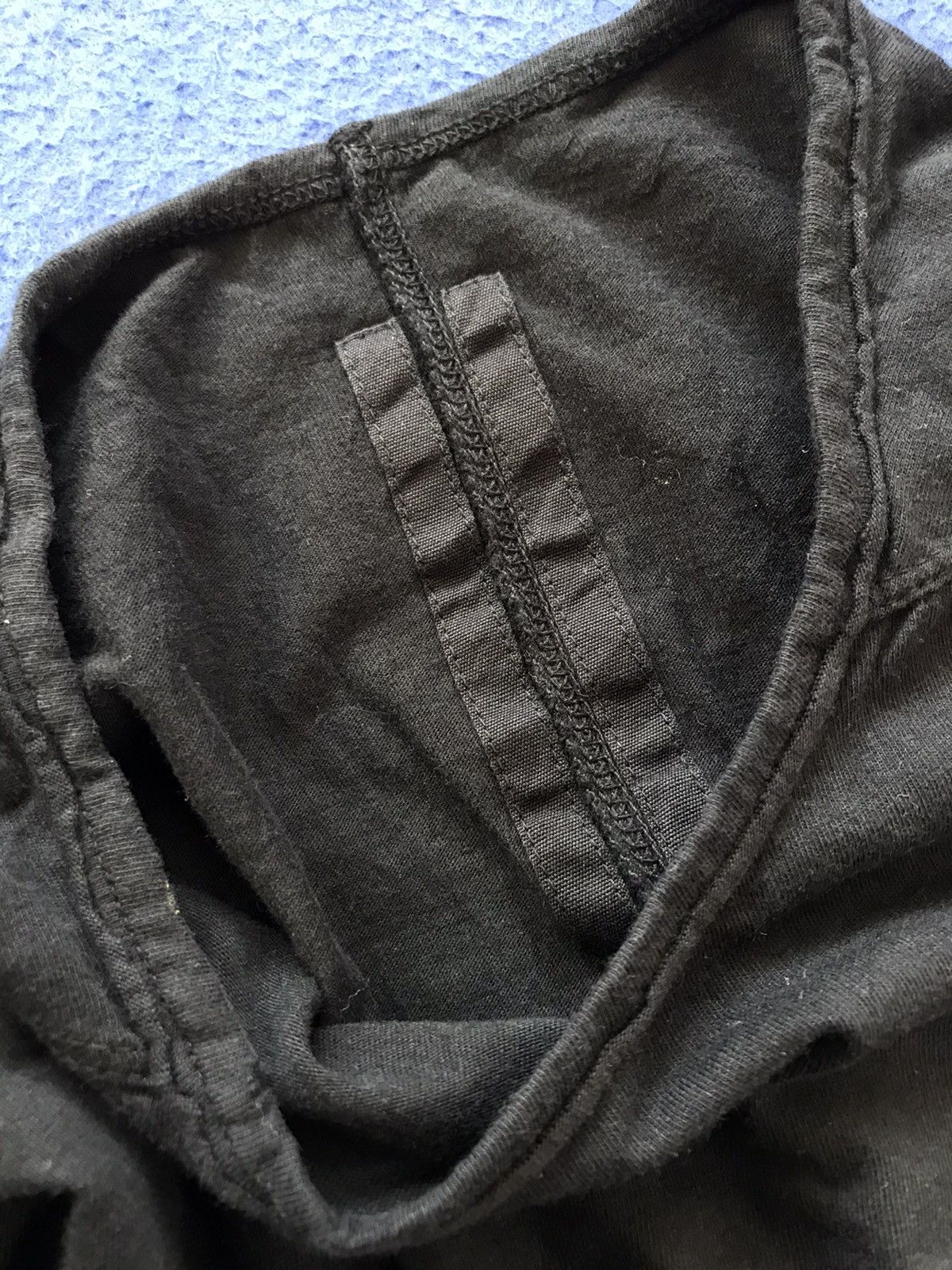 Rick Owens Drkshdw RICK OWENS DRKSHDW PATCH LEVEL TEE Size S / US 4 / IT 40 - 11 Thumbnail
