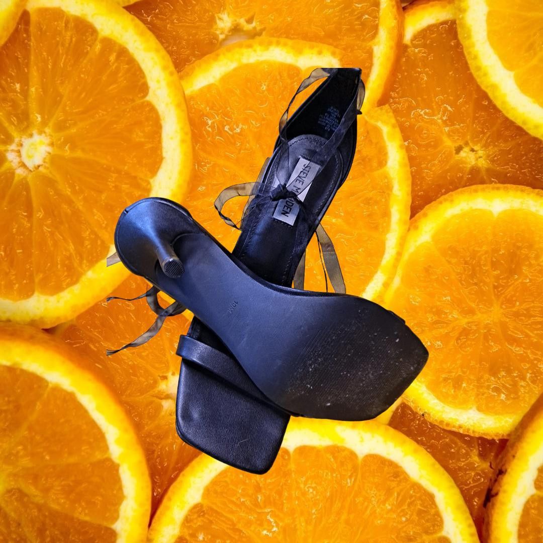 Steve Madden Steve Madden Shaye Black Open Toe Heels Size 10 Size US 10 / IT 40 - 7 Thumbnail