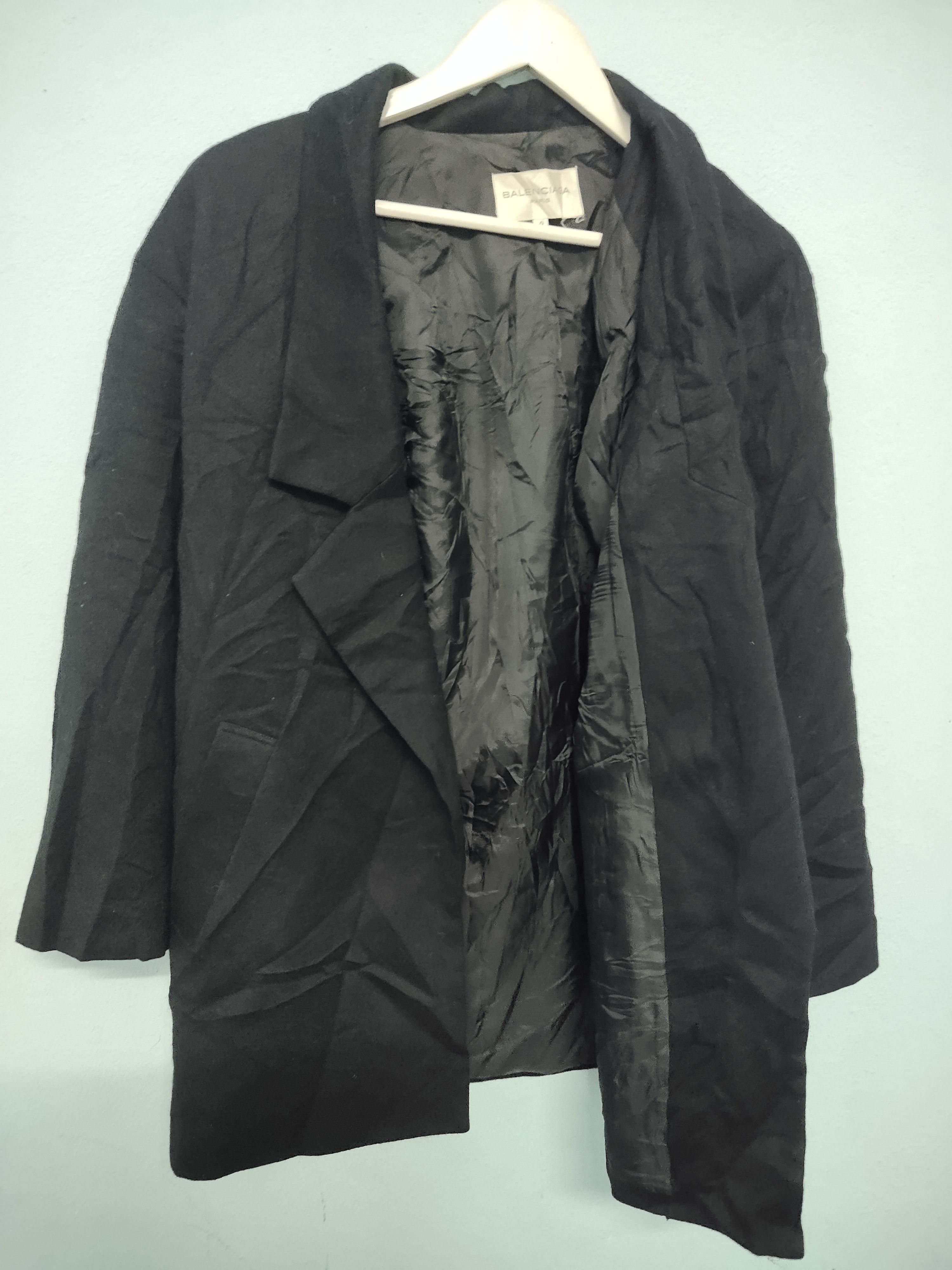 Balenciaga × Japanese Brand × Vintage Vintage Balenciaga Japan Wool Blazer Jacket Size US L / EU 52-54 / 3 - 2 Thumbnail