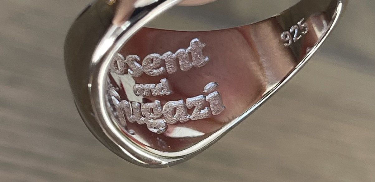 Absent × Fugazi ✨ ABSENT x FUGAZI Signet .925 Silver Ring Size 12 ✨ Size ONE SIZE - 6 Thumbnail