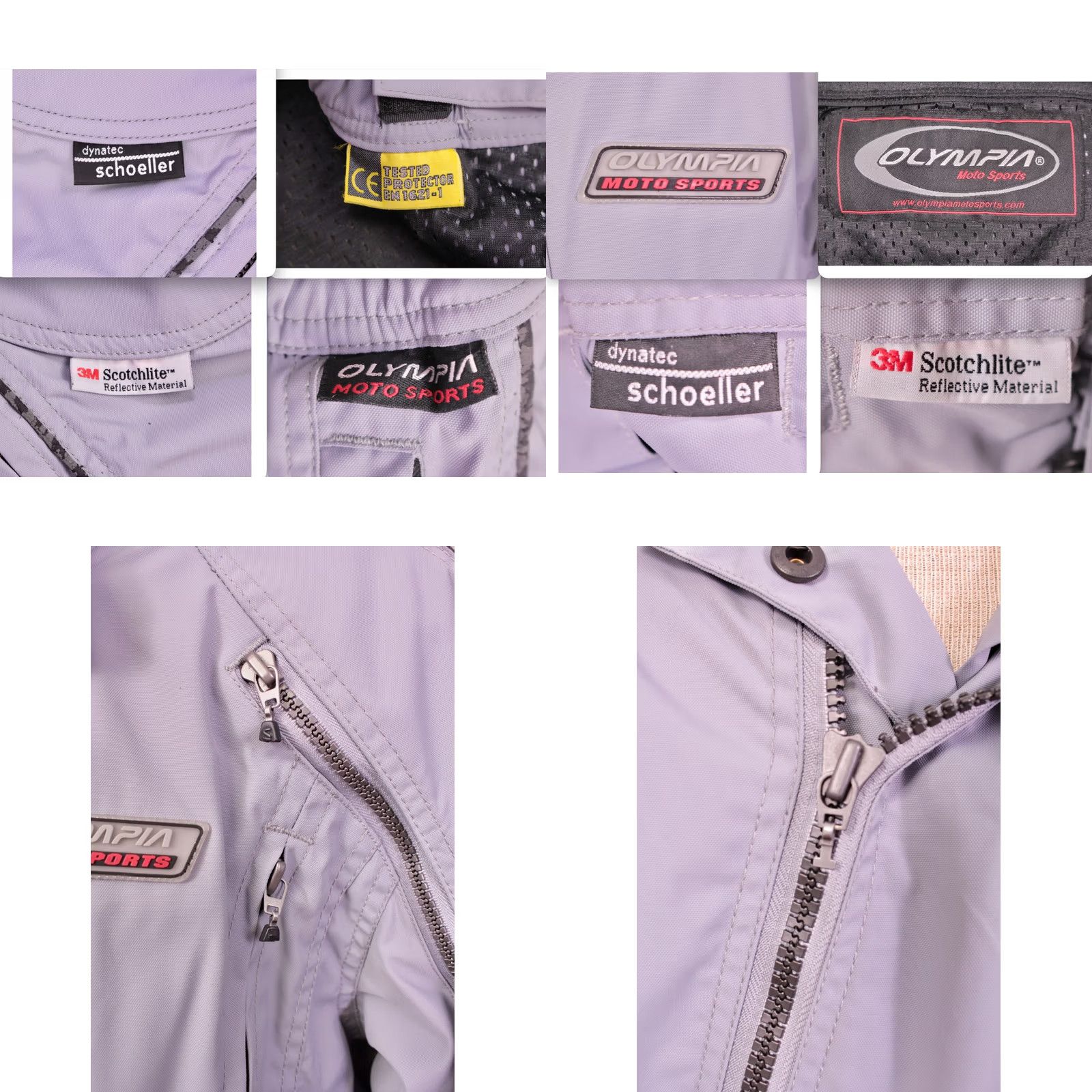 Vintage Olympia Moto Sports Motorcycle Outfit Jacket Set Grey M Men's Size US M / EU 48-50 / 2 - 9 Thumbnail