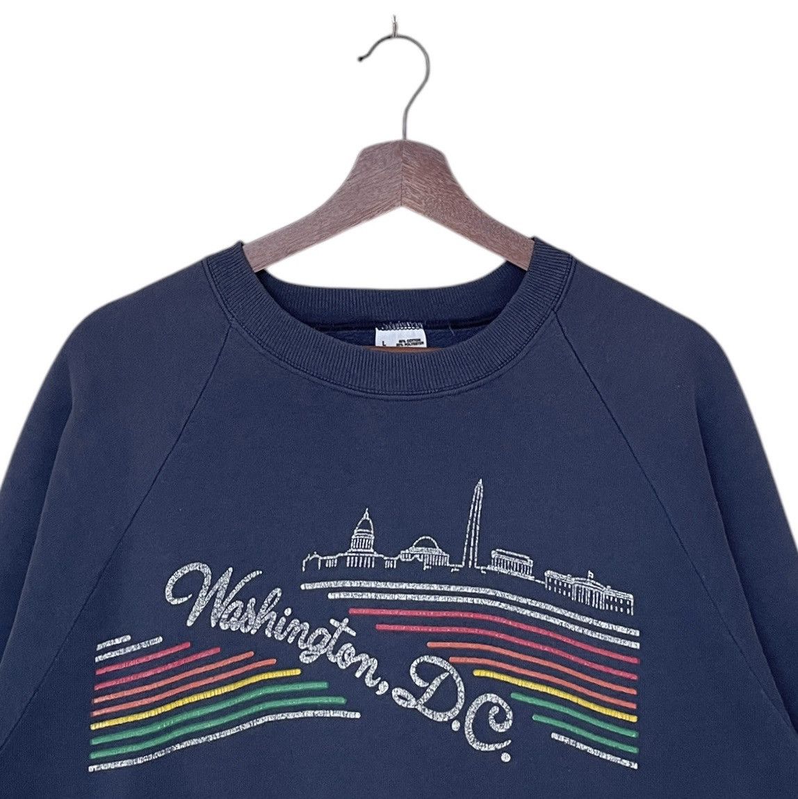 Fruit Of The Loom × Vintage Vintage Brand Fruit of The Loom Sweatshirt 1990s Size US L / EU 52-54 / 3 - 7 Thumbnail