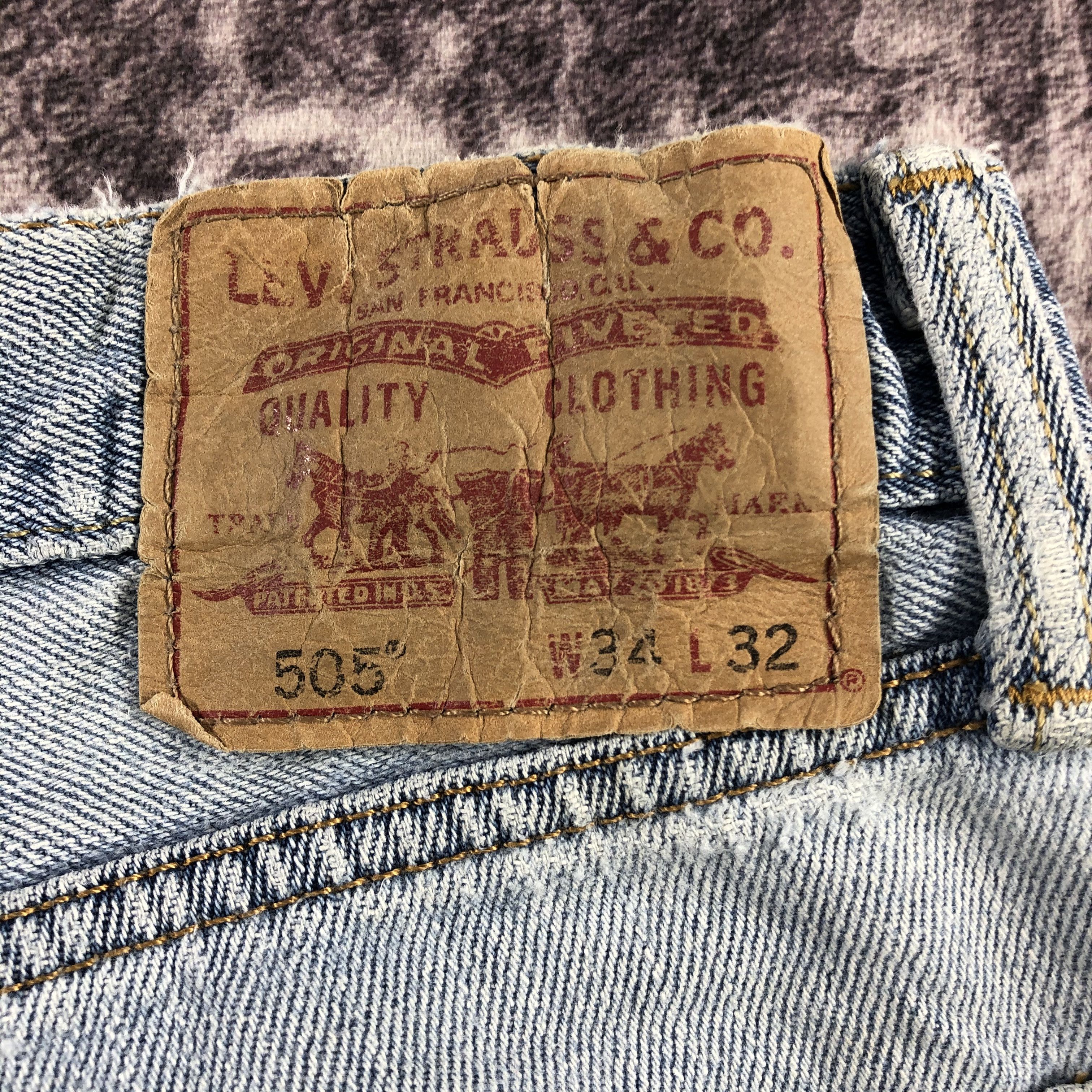 Levi's × Vintage Vintage Blue Wash Levis 505 Jeans-JM3175 Size US 34 / EU 50 - 8 Thumbnail