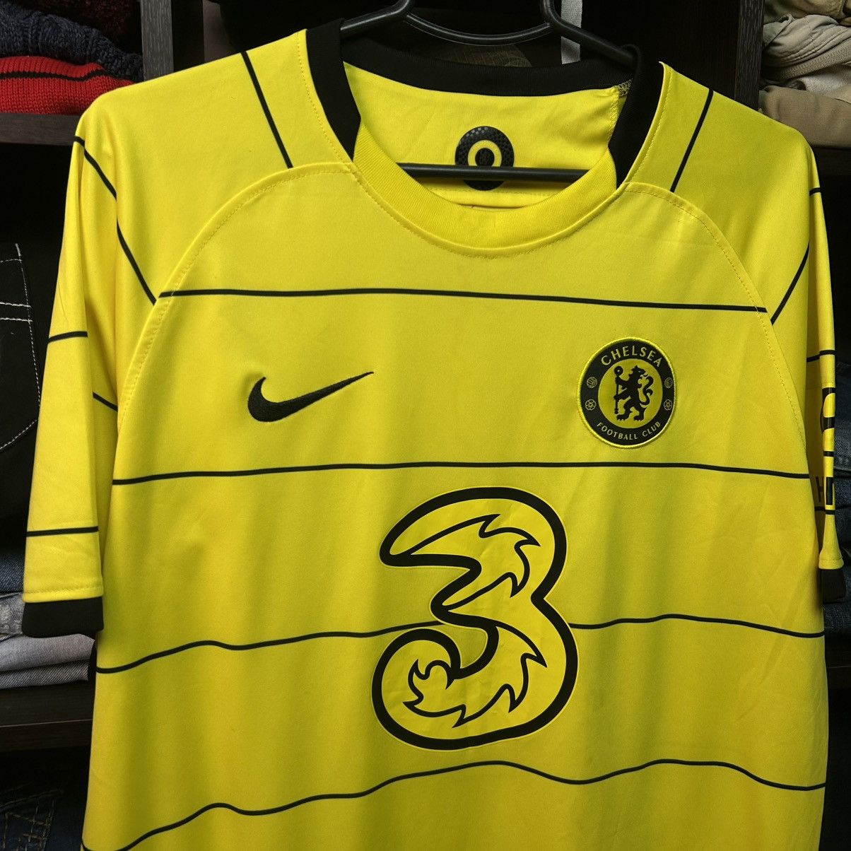 Nike Mens Nike FC Chelsea 2021 Home soccer jerseg size L Size US L / EU 52-54 / 3 - 2 Thumbnail