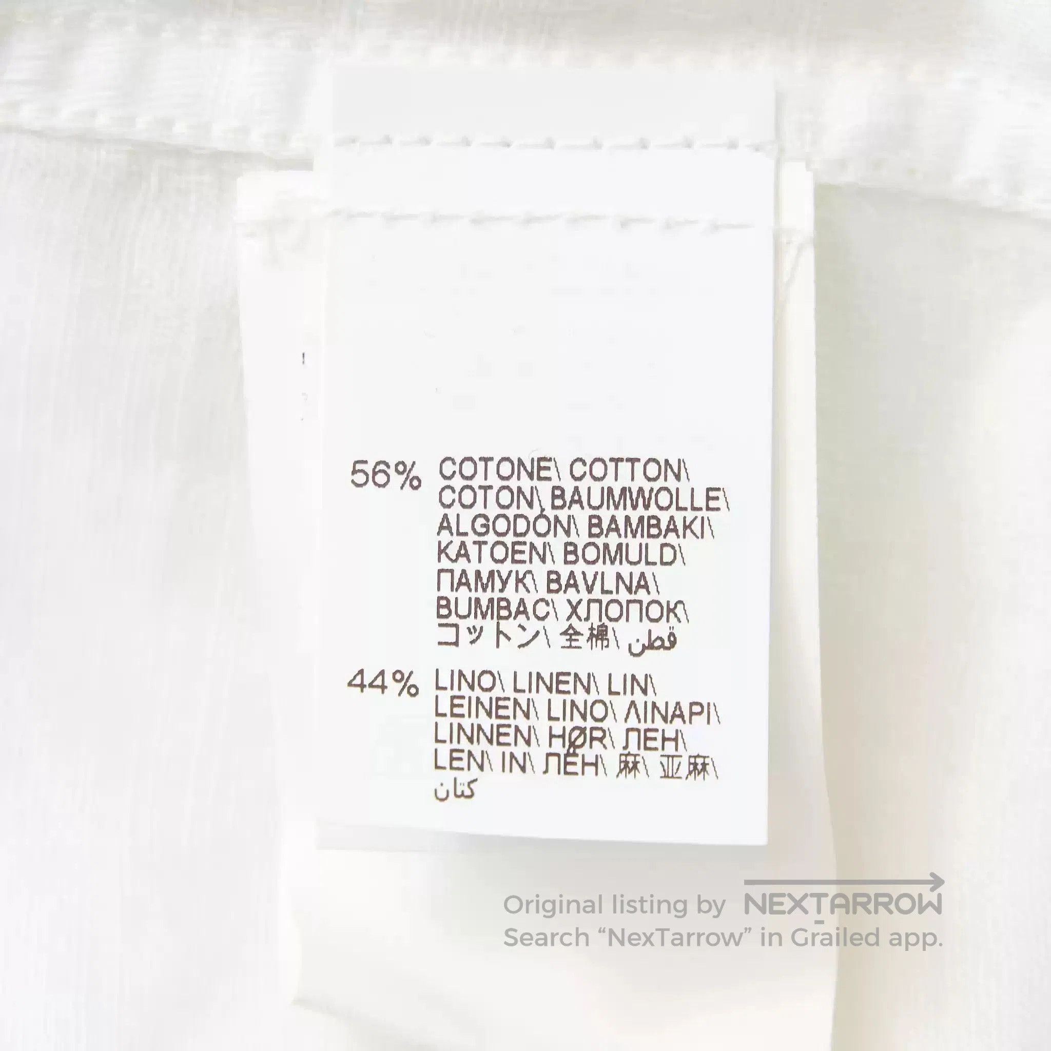 Brunello Cucinelli Brunello Cucinelli Men's Linen-Cotton Shirt. Size US S / EU 44-46 / 1 - 7 Thumbnail