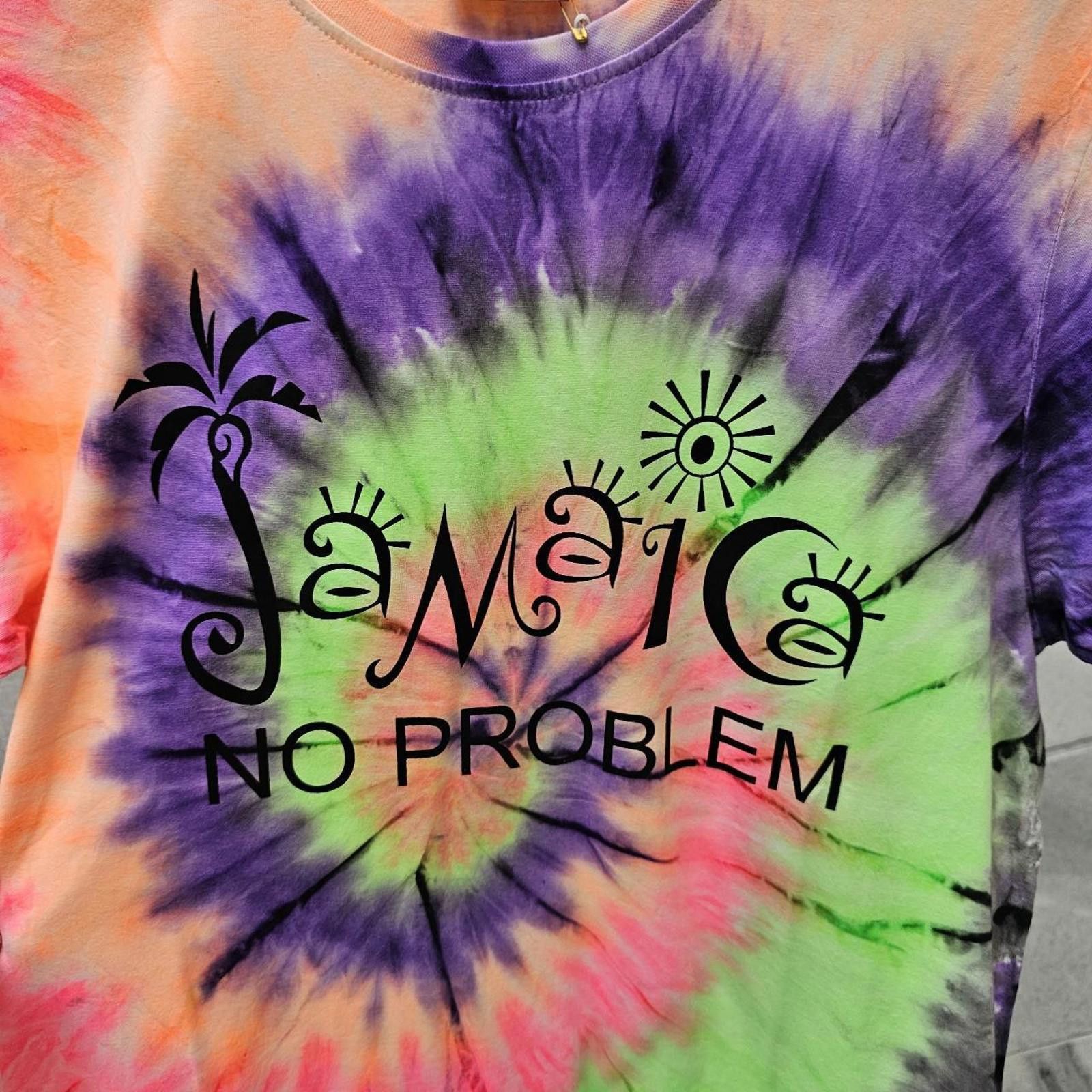 Other NWT Jamaica No Problem Multicolored Tie-Dye T-shirt Size US S / EU 44-46 / 1 - 2 Thumbnail
