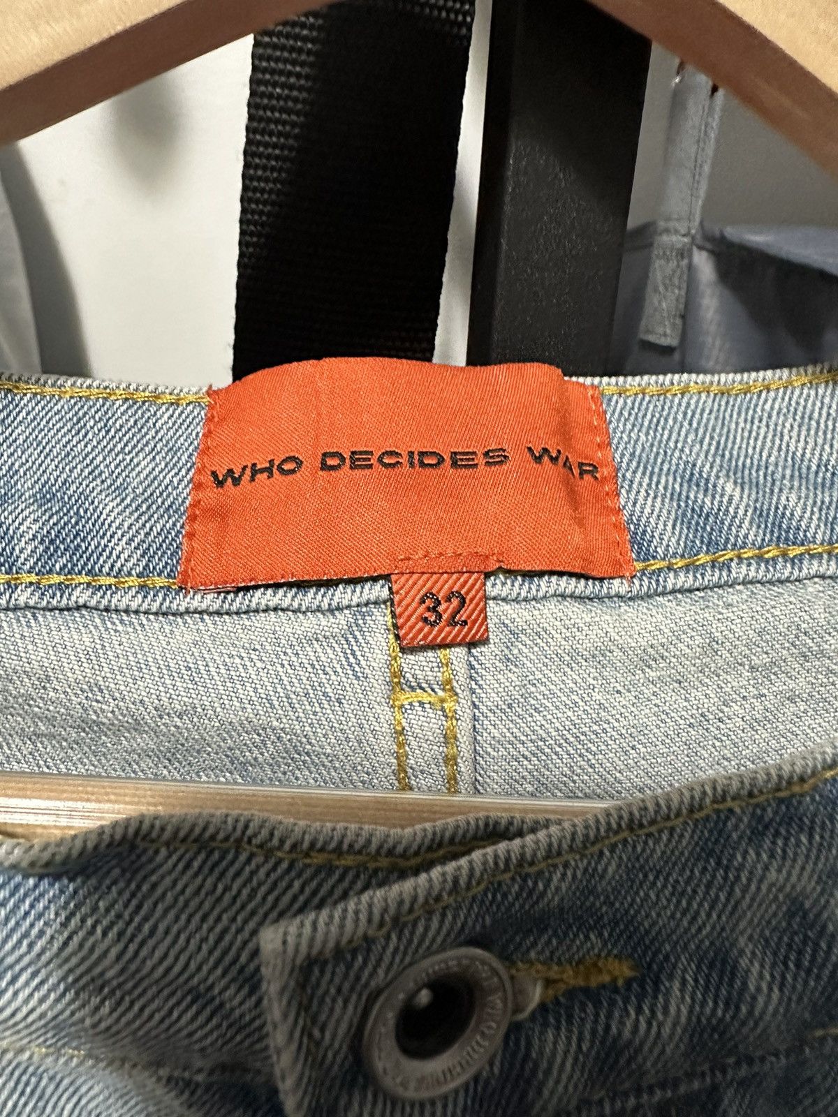 Who Decides War Who Decides War Destroyed Jeans Size US 32 / EU 48 - 4 Thumbnail