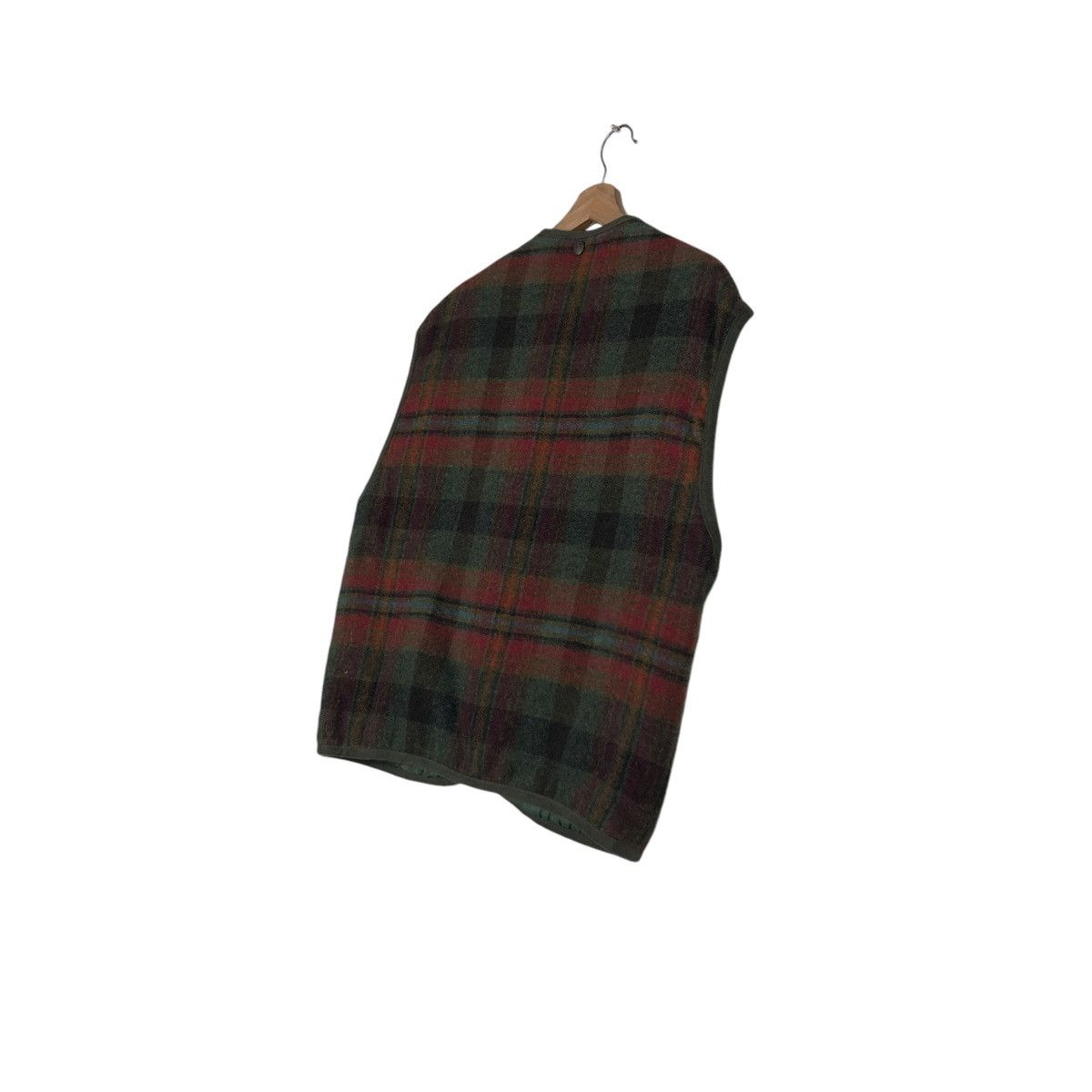 Japanese Brand 🔥VINTAGE WOOL VEST CHECK TARTAN DESIGN HENRY COTTON ITALY Size US M / EU 48-50 / 2 - 10 Thumbnail
