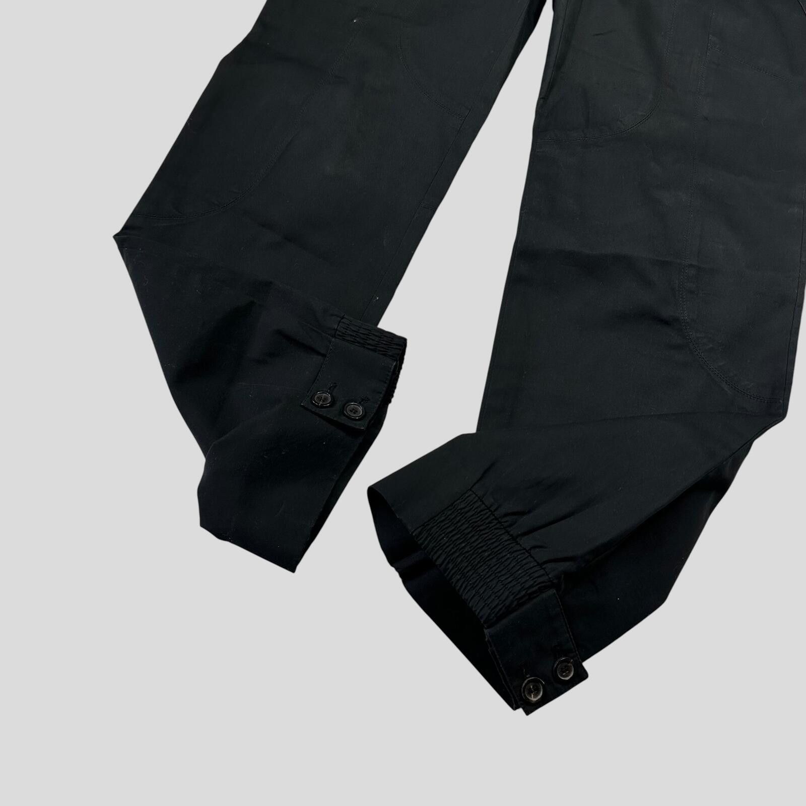 Gucci Gucci by Tom Ford 2002 Panelled Black Smart Trousers - IT40 Size 27" / US 4 / IT 40 - 2 Thumbnail